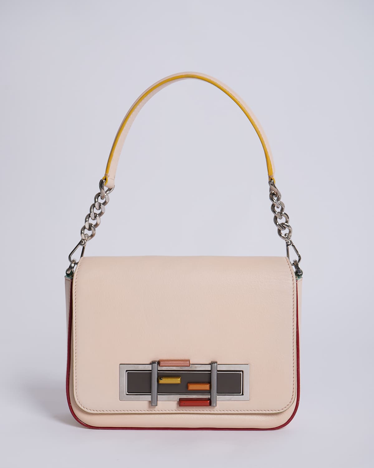 Fendi Baguette Pink Shoulder Bag