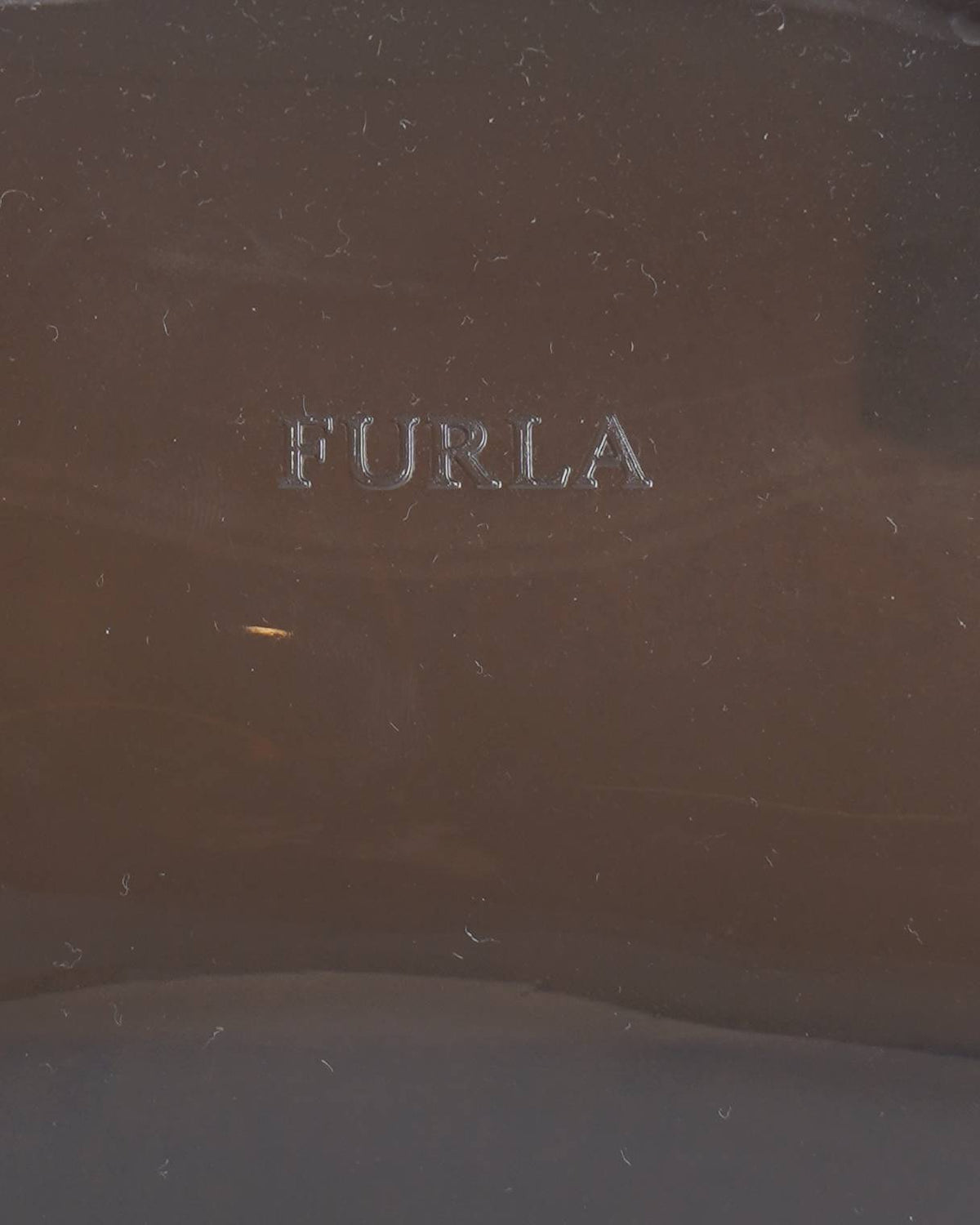 New Furla Black Jelly studded boston Handbag