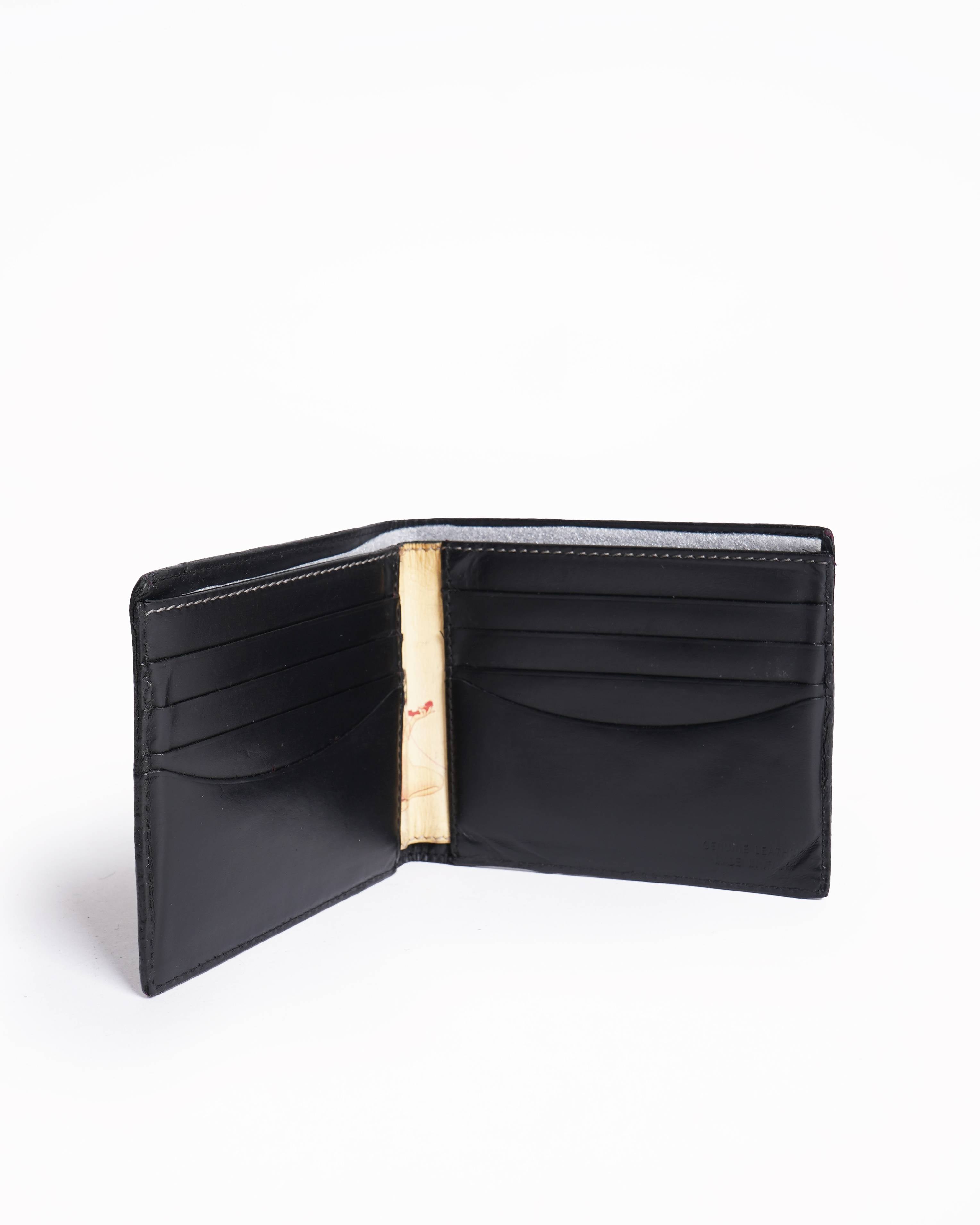 Paul smith erotica black leather wallet