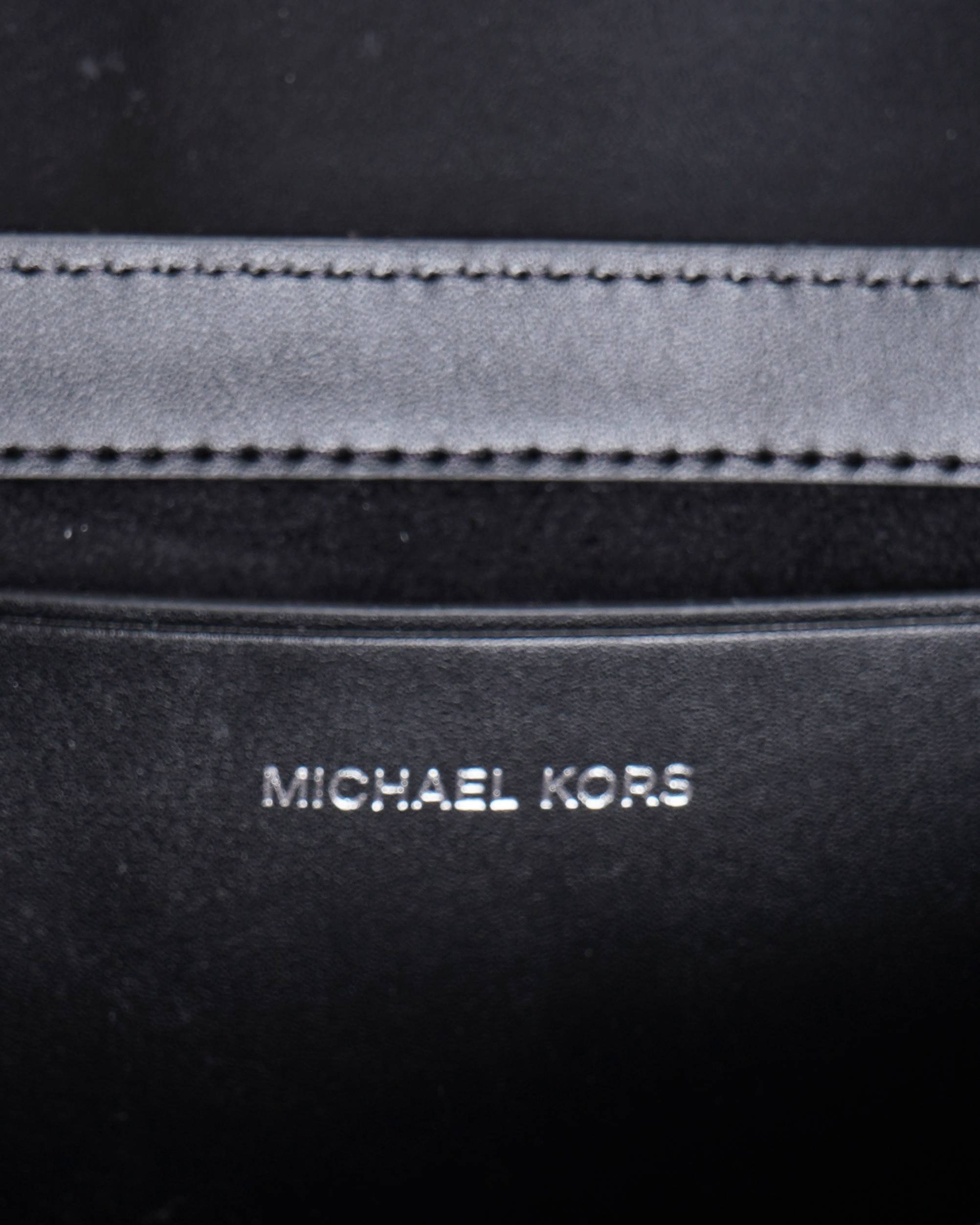 New Michael kors colby black medium shoulder bag