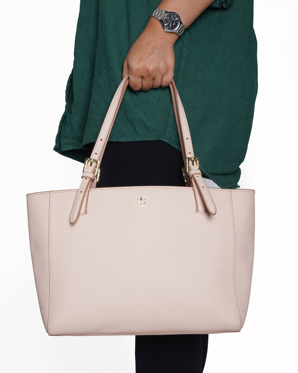 Tory Burch Perry pink tote bag