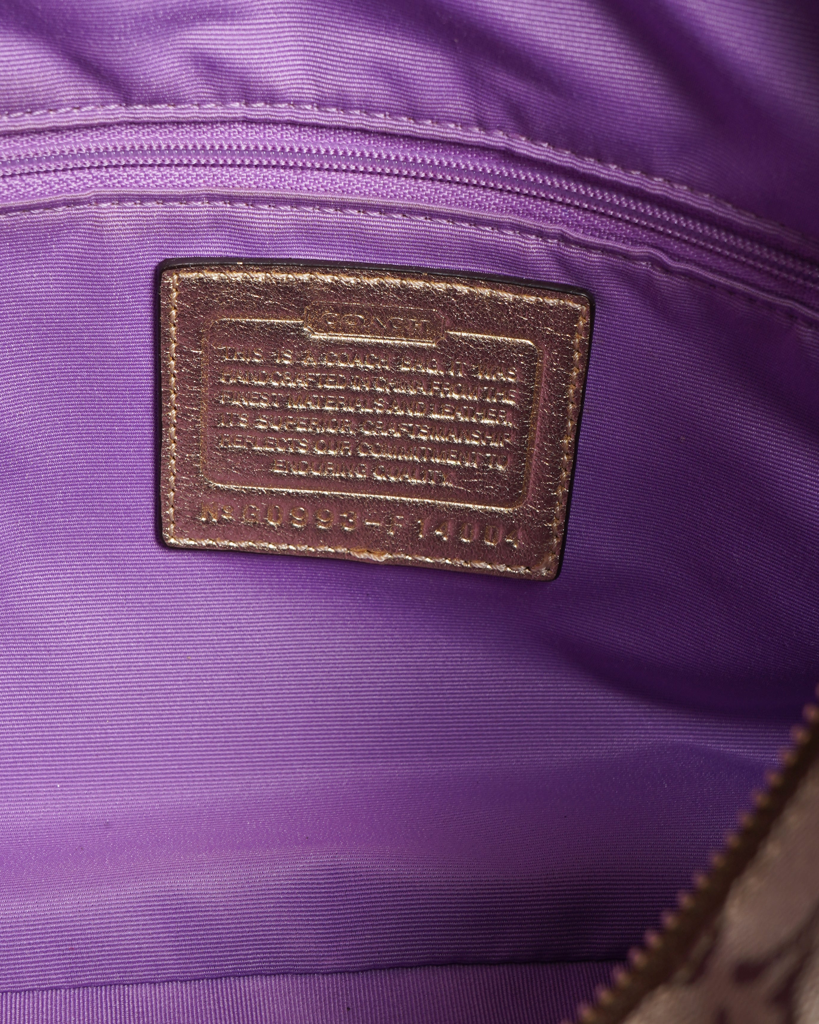 Coach Mosaic Patchwork Signature Tote Bag