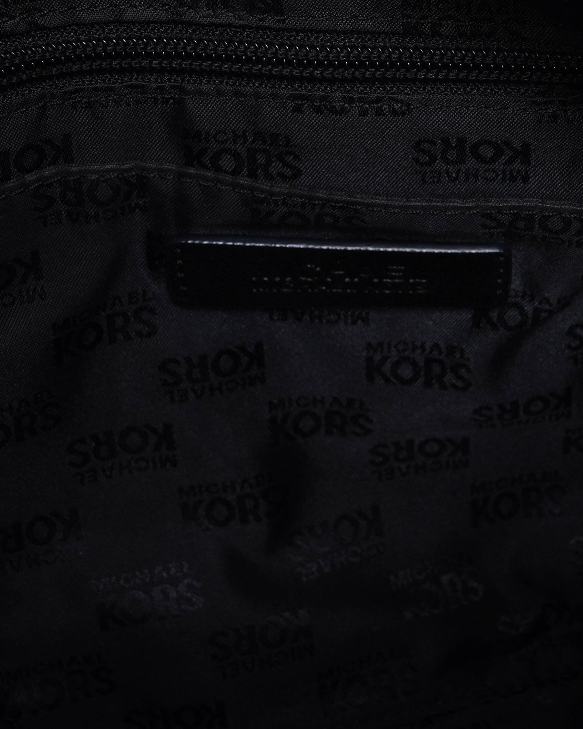 Michael Kors Leather Domed Dual Handle Bag In Black