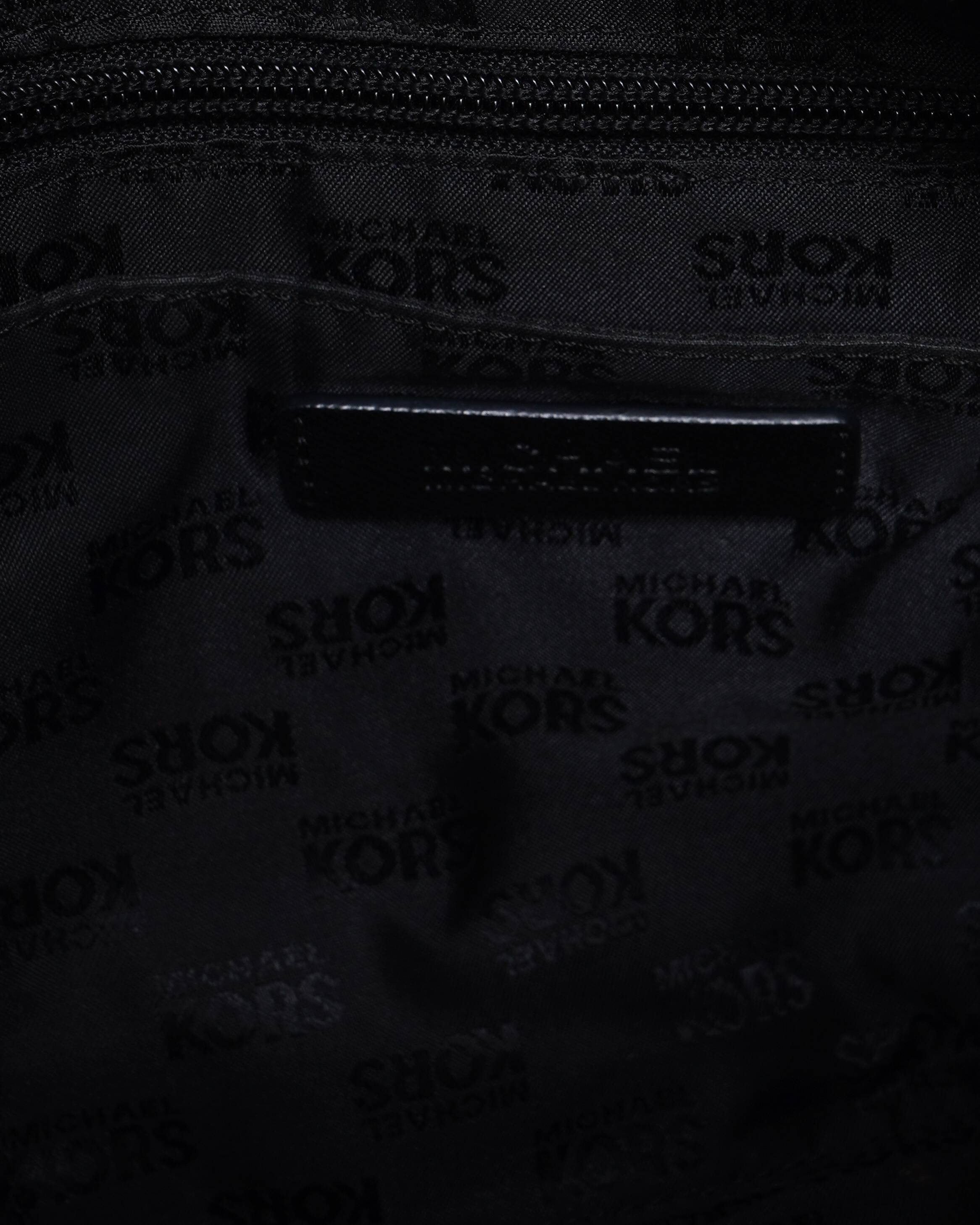 Michael Kors Leather Domed Dual Handle Bag In Black