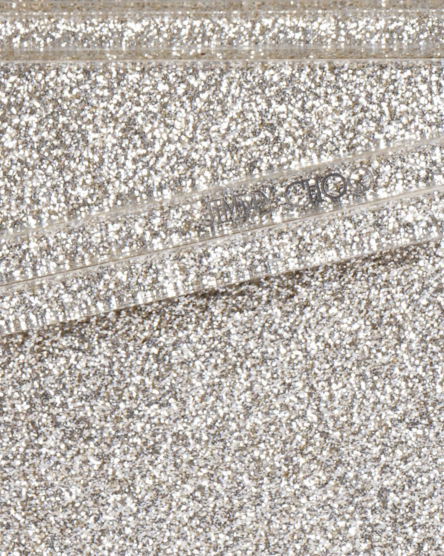 Jimmy choo candy metallic silver shoulder bag