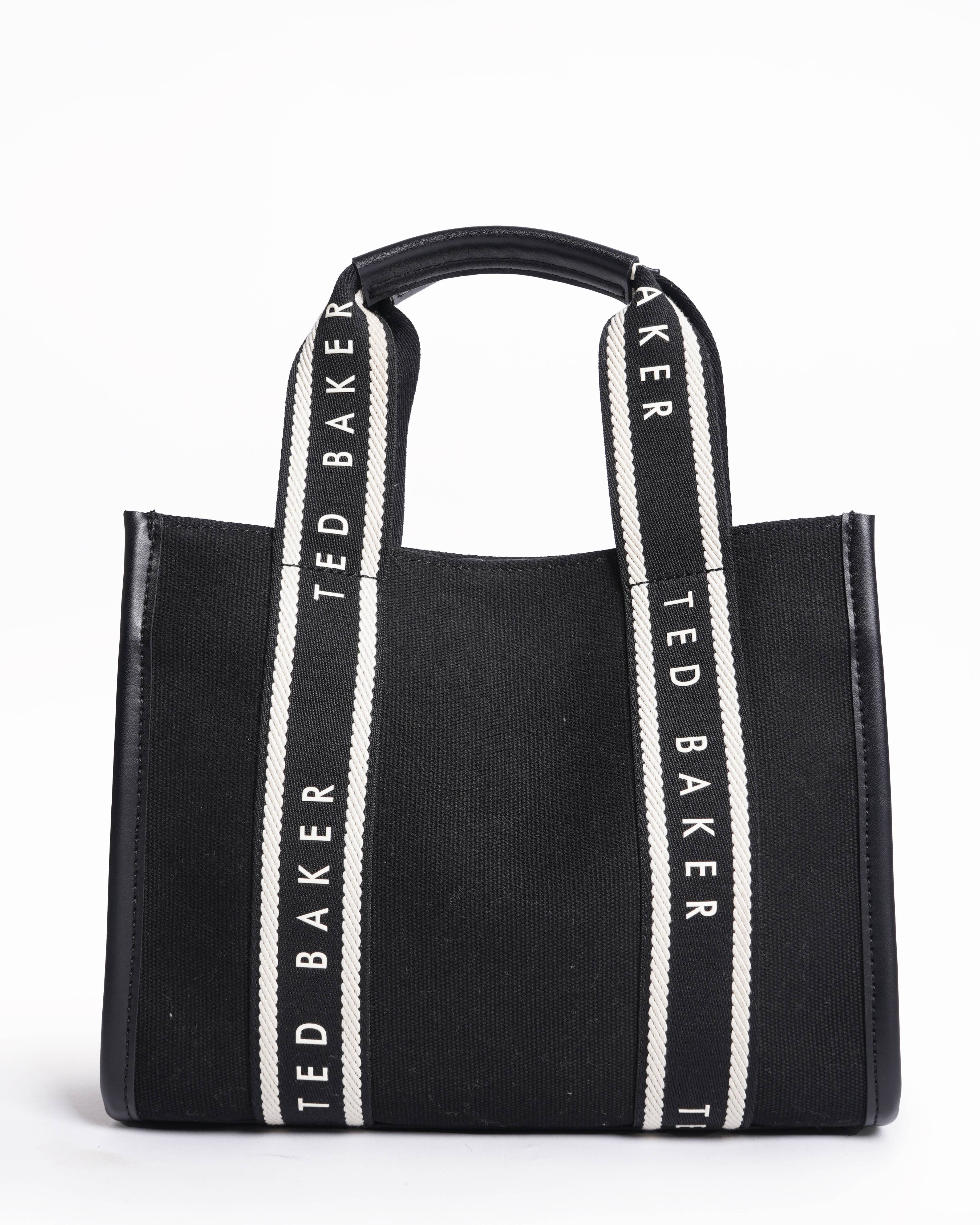 Ted Baker Black Celiane Branded Webbing Pattern Bag