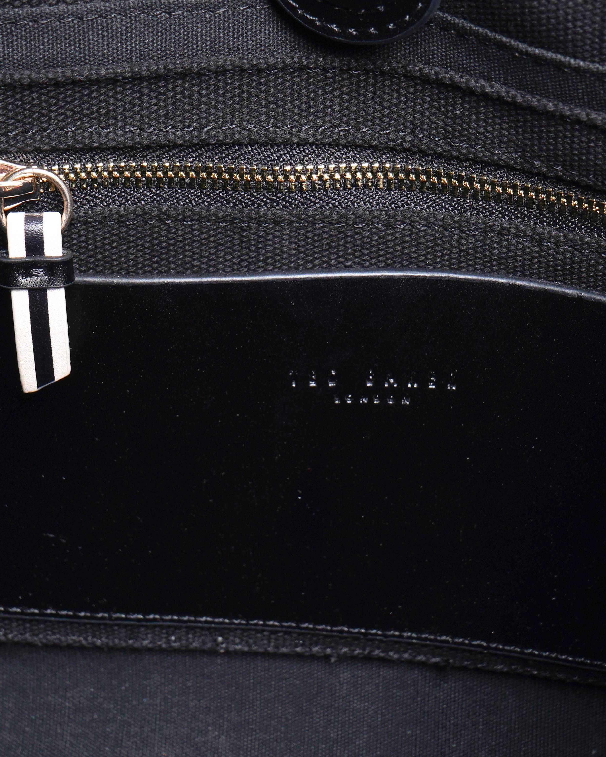 Ted Baker Black Celiane Branded Webbing Pattern Bag