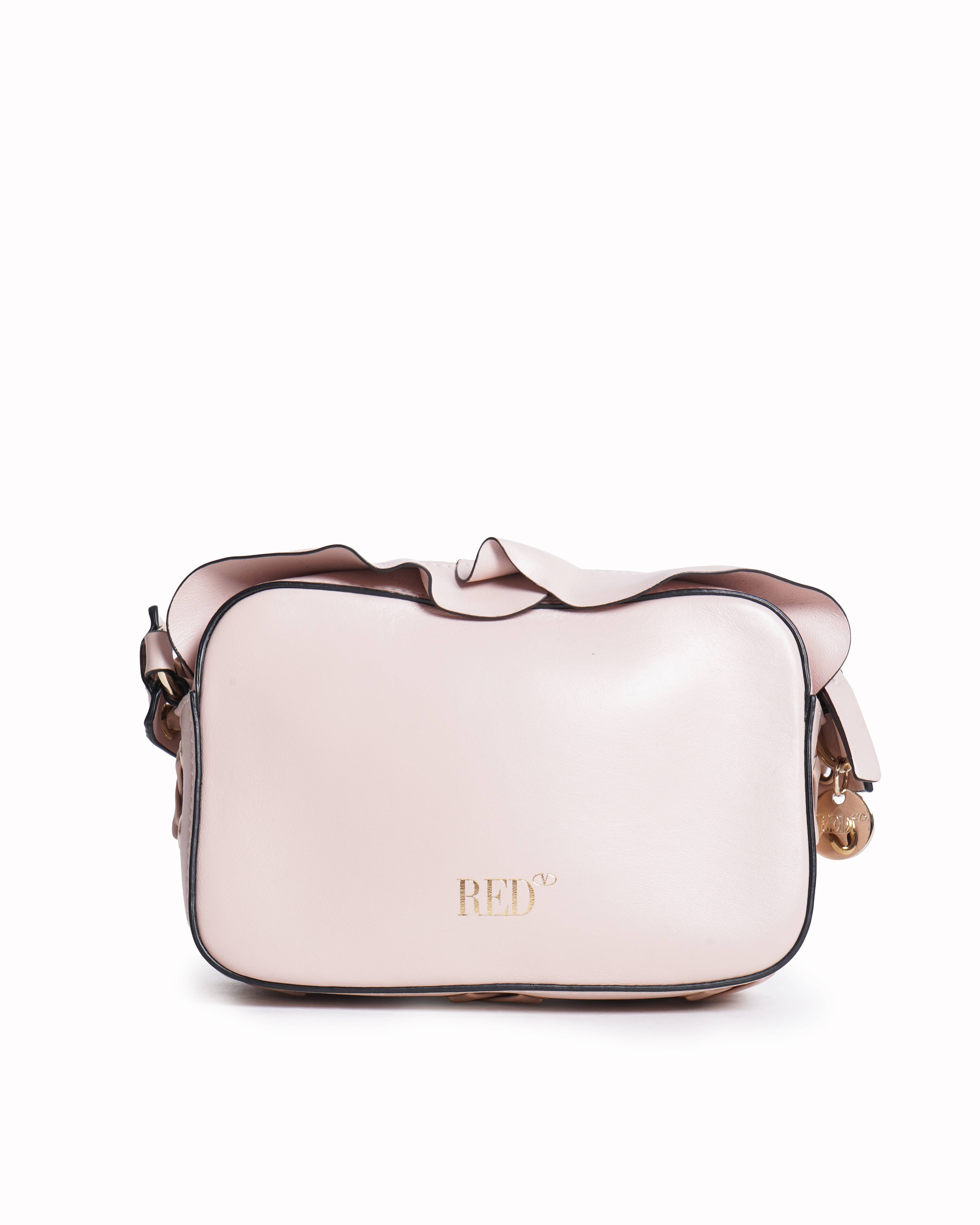 Red Valentino Garavani Light Pink Leather Crossbody bag