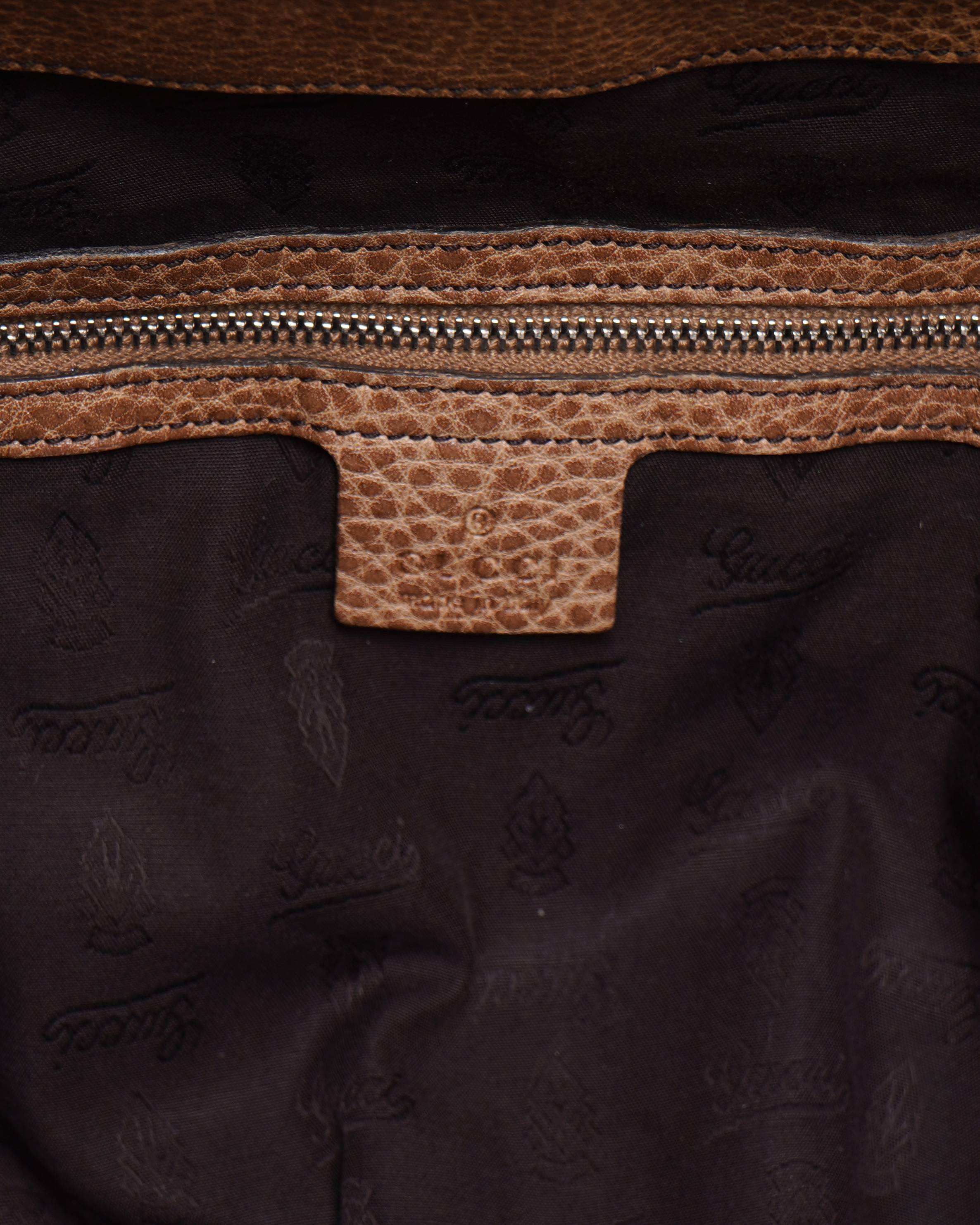 Gucci
Beige GG Canvas and Leather Medium Bamboo Bar Shoulder Bag