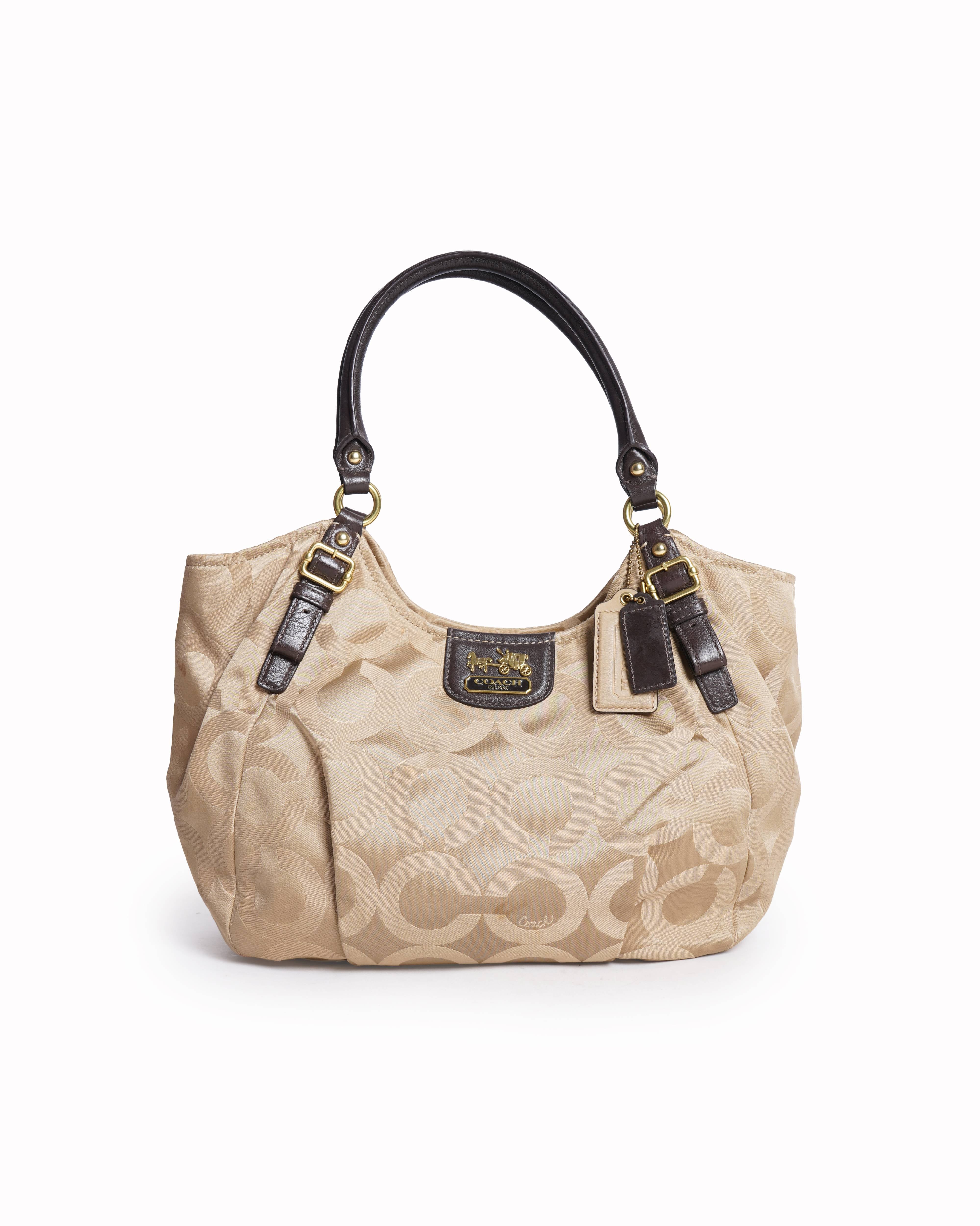 Coach Madison Op Art Abigail satchel handbag