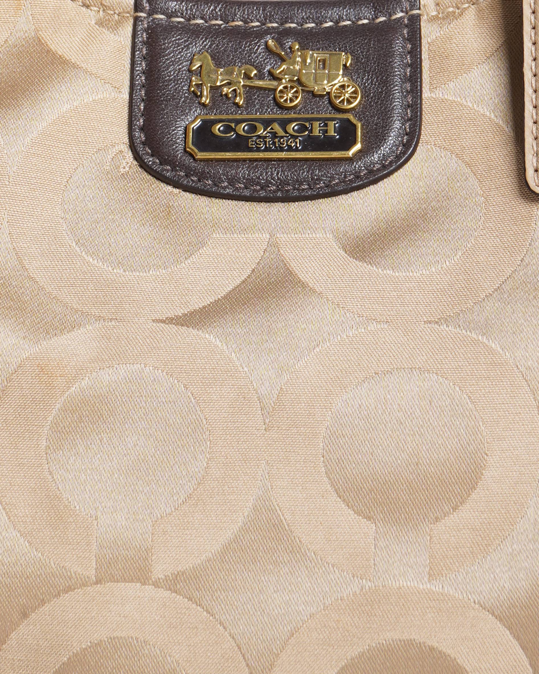 Coach Madison Op Art Abigail satchel handbag