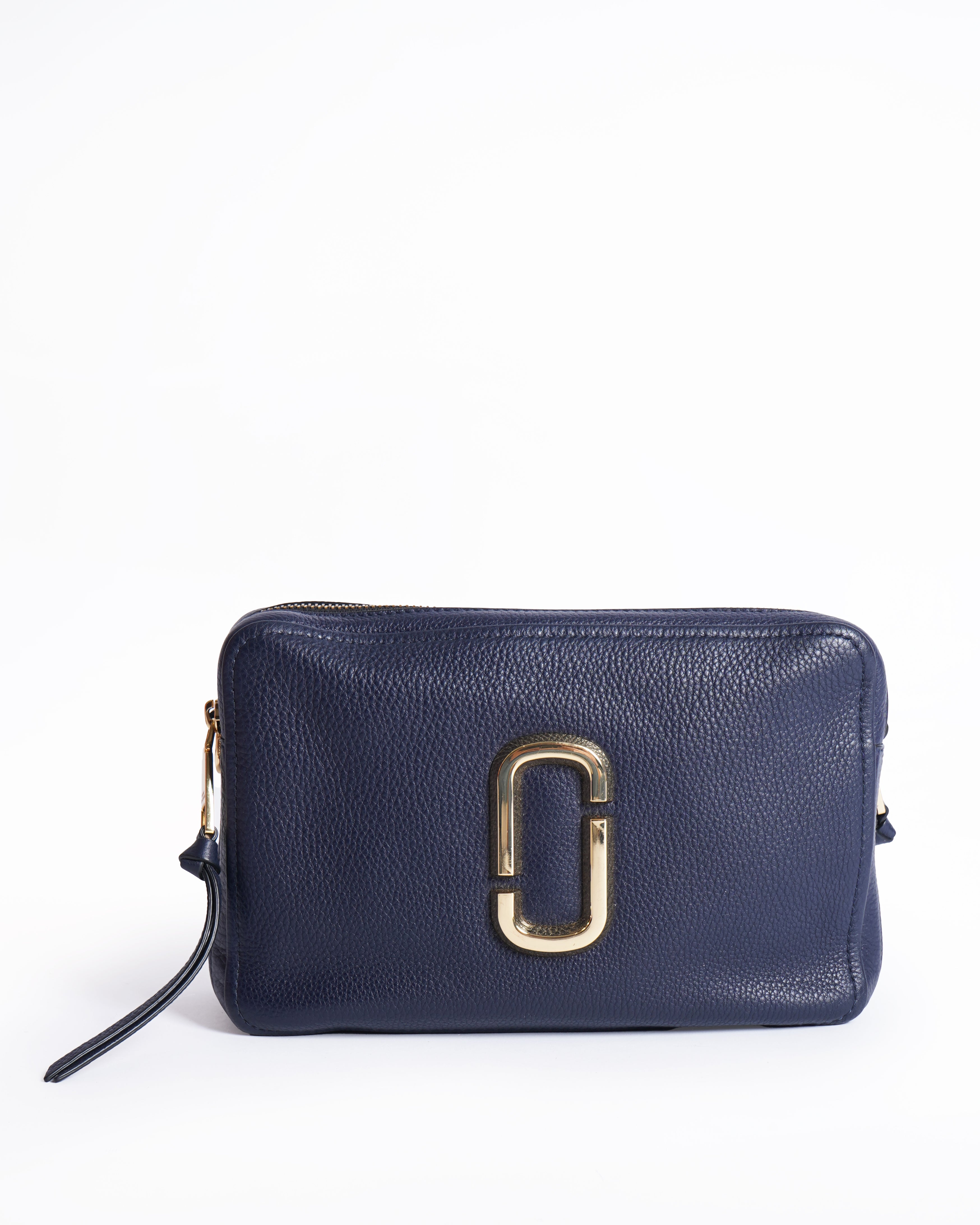 Marc Jacobs Softshot 21 Crossbody Bag In Deep Blue
