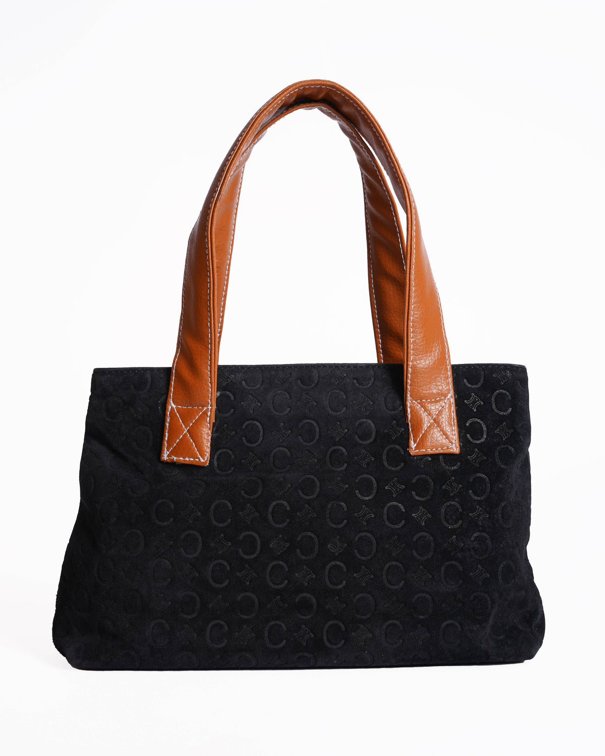 Celine 
Suede tote handbag