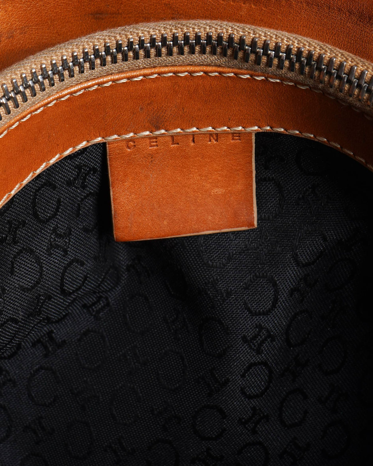 Celine 
Suede tote handbag