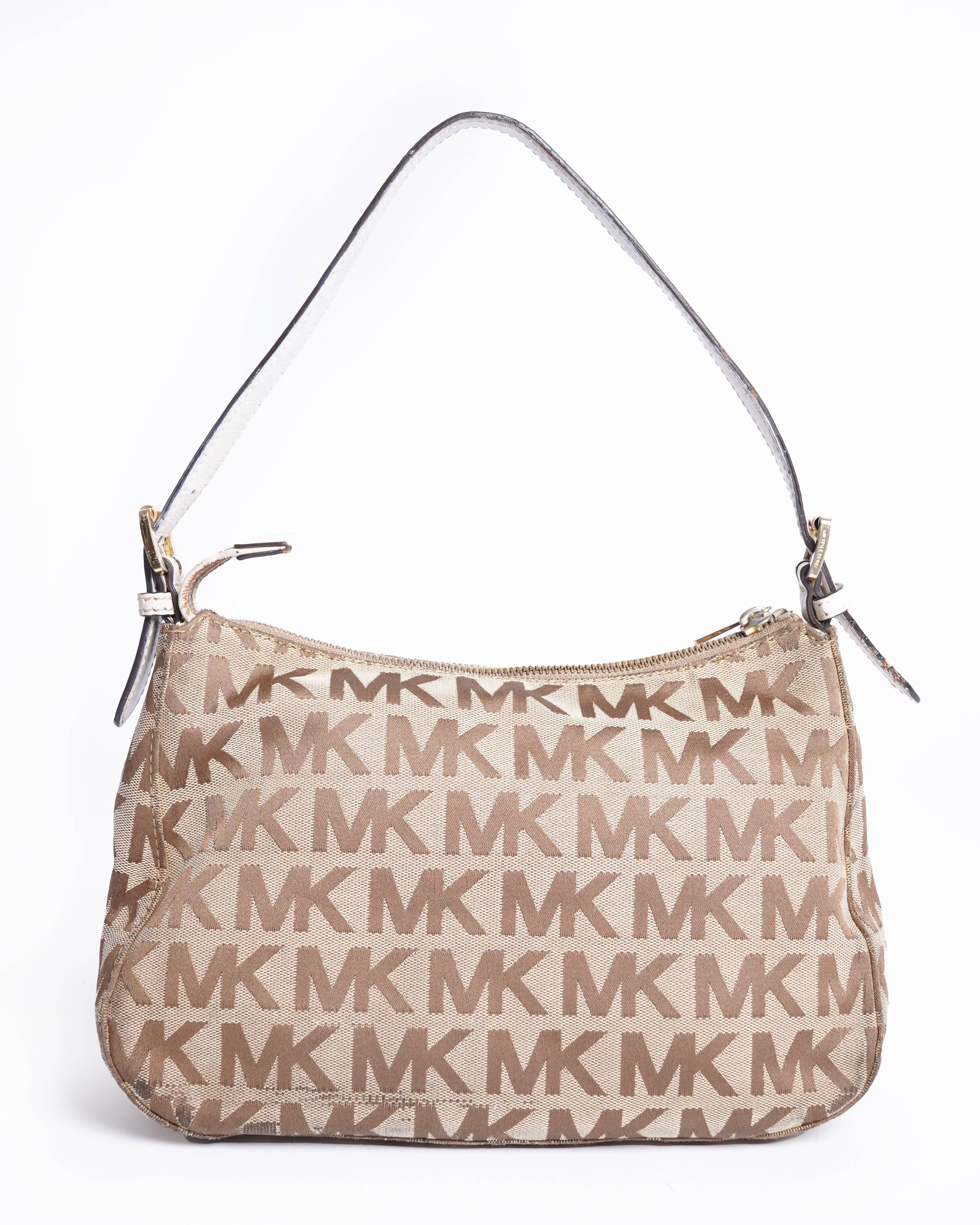 Michael Kors Monogram Canvas Shoulder Bag