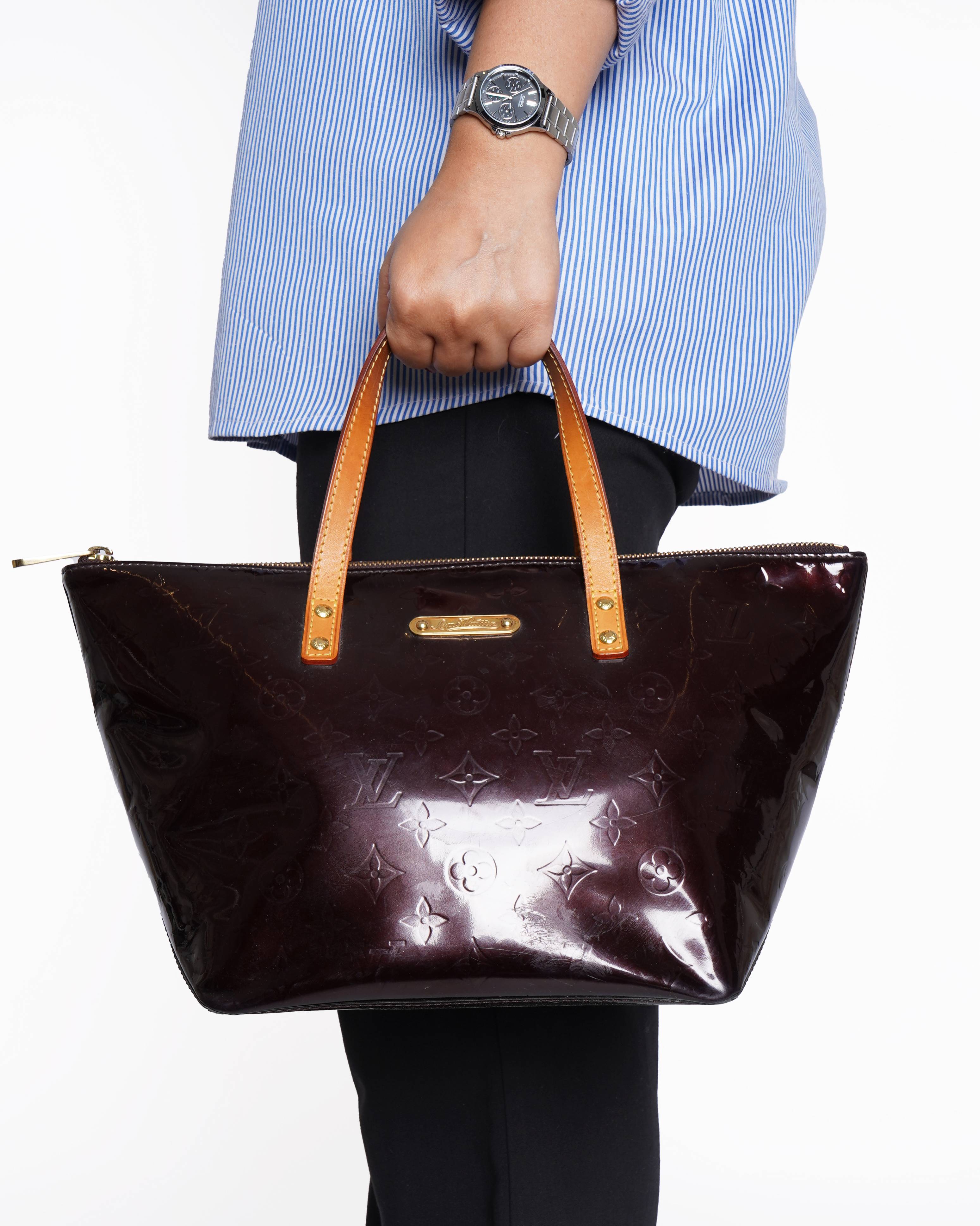 Louis vuitton bellevue monogram vernis amarante Tote Bag