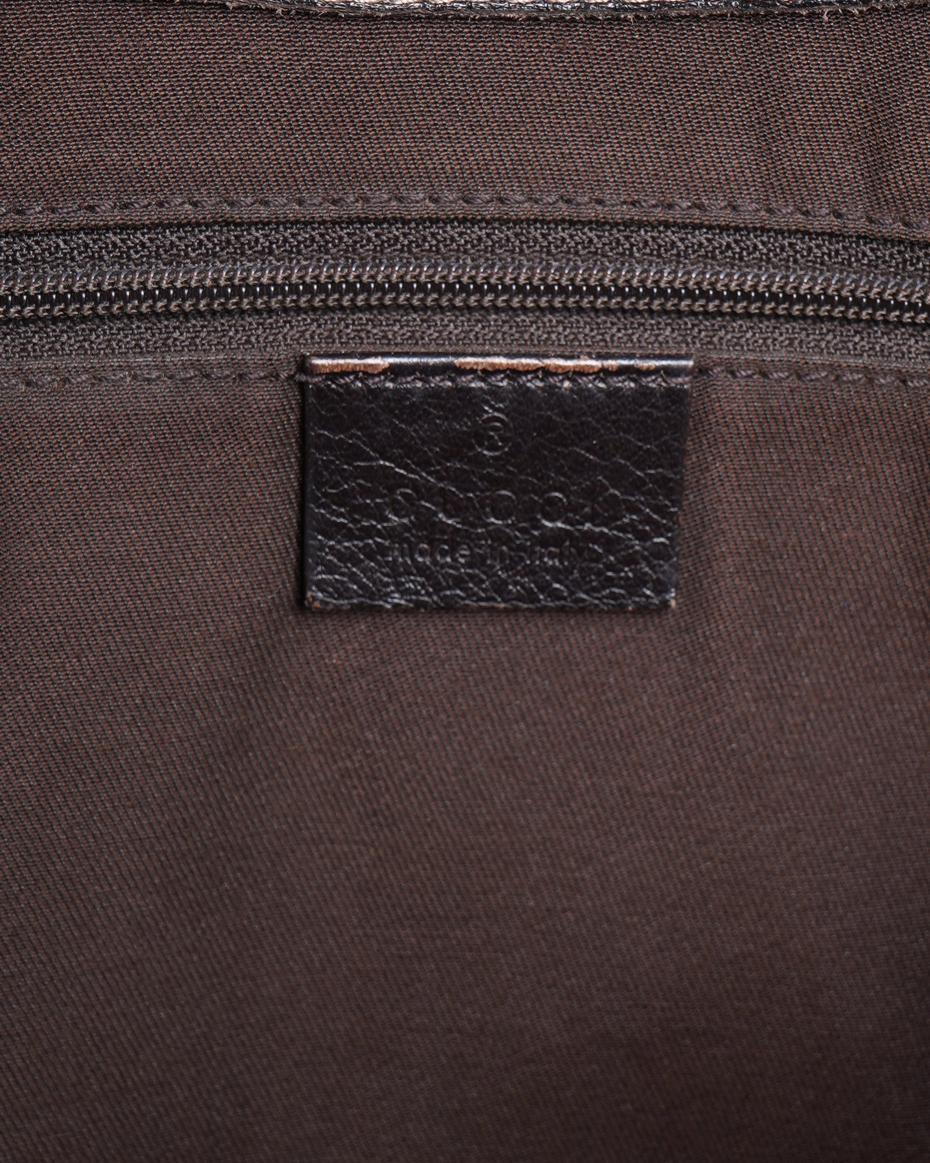 Gucci GG Canvas and Leather Medium Tote