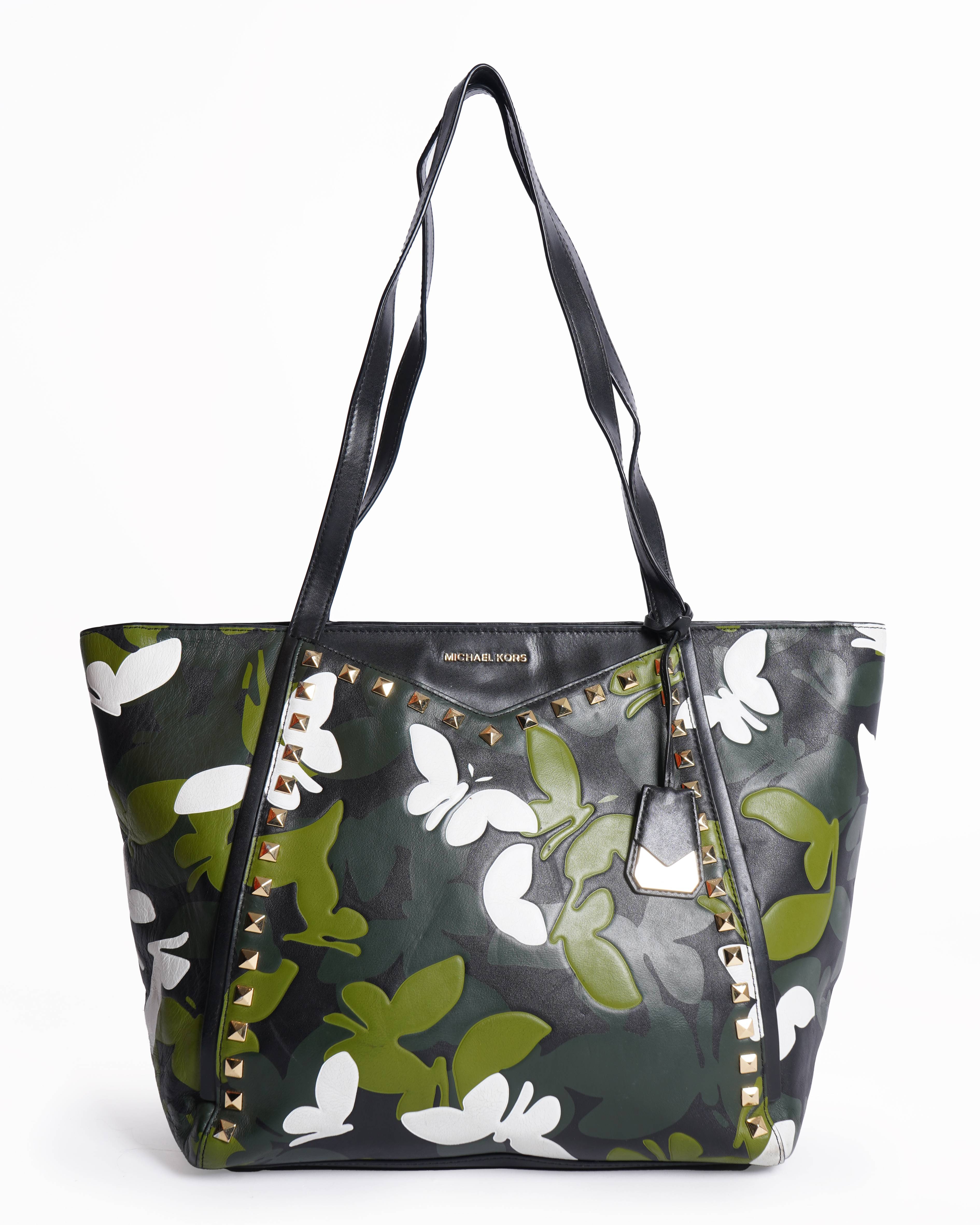Michael kors
Whitney Large Butterfly Camo Leather Tote Bag