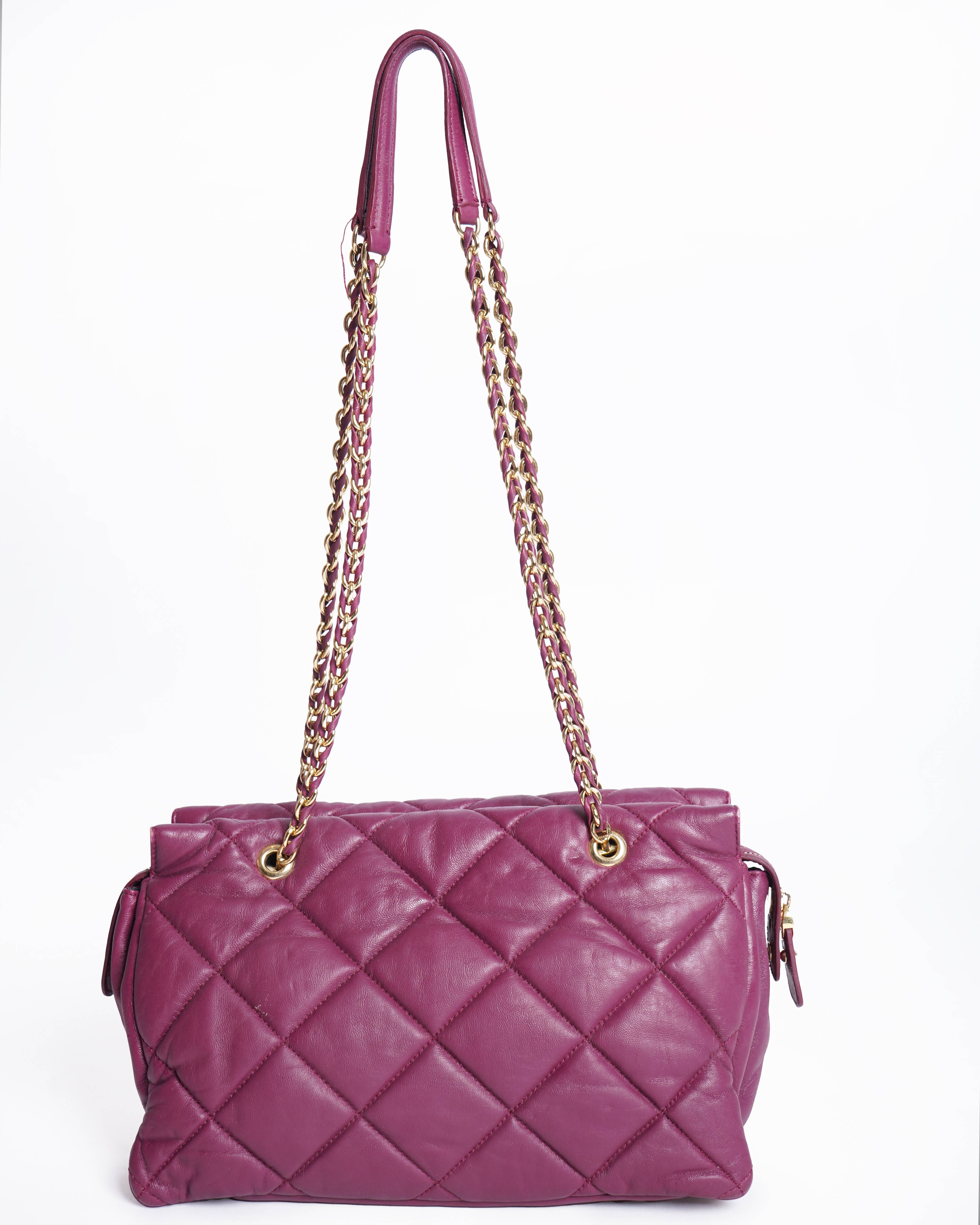 Salvatore Ferragamo gancini quilted shoulder bag