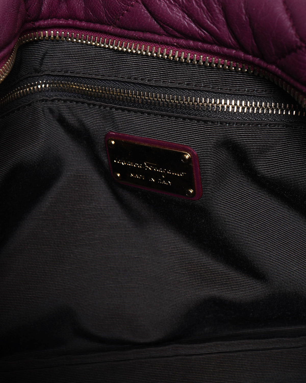 Salvatore Ferragamo gancini quilted shoulder bag