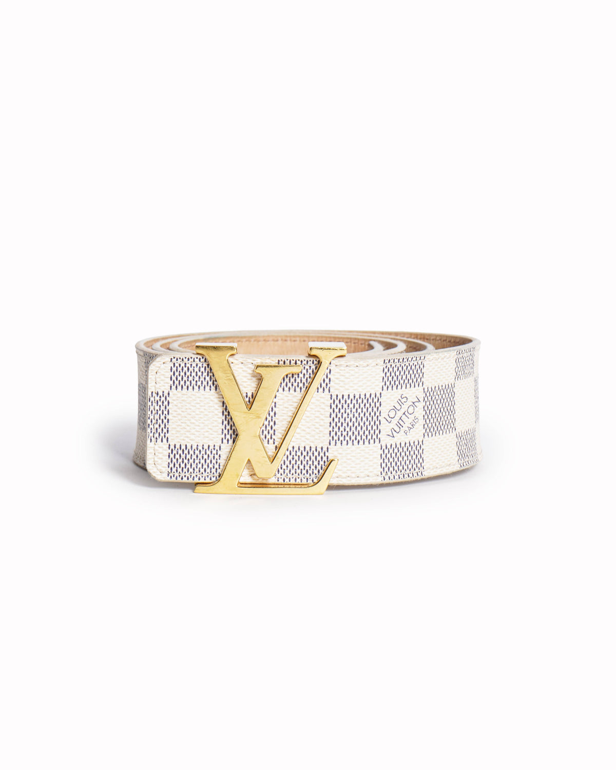 Louis Vuitton Damier Azur LV Initiales Belt