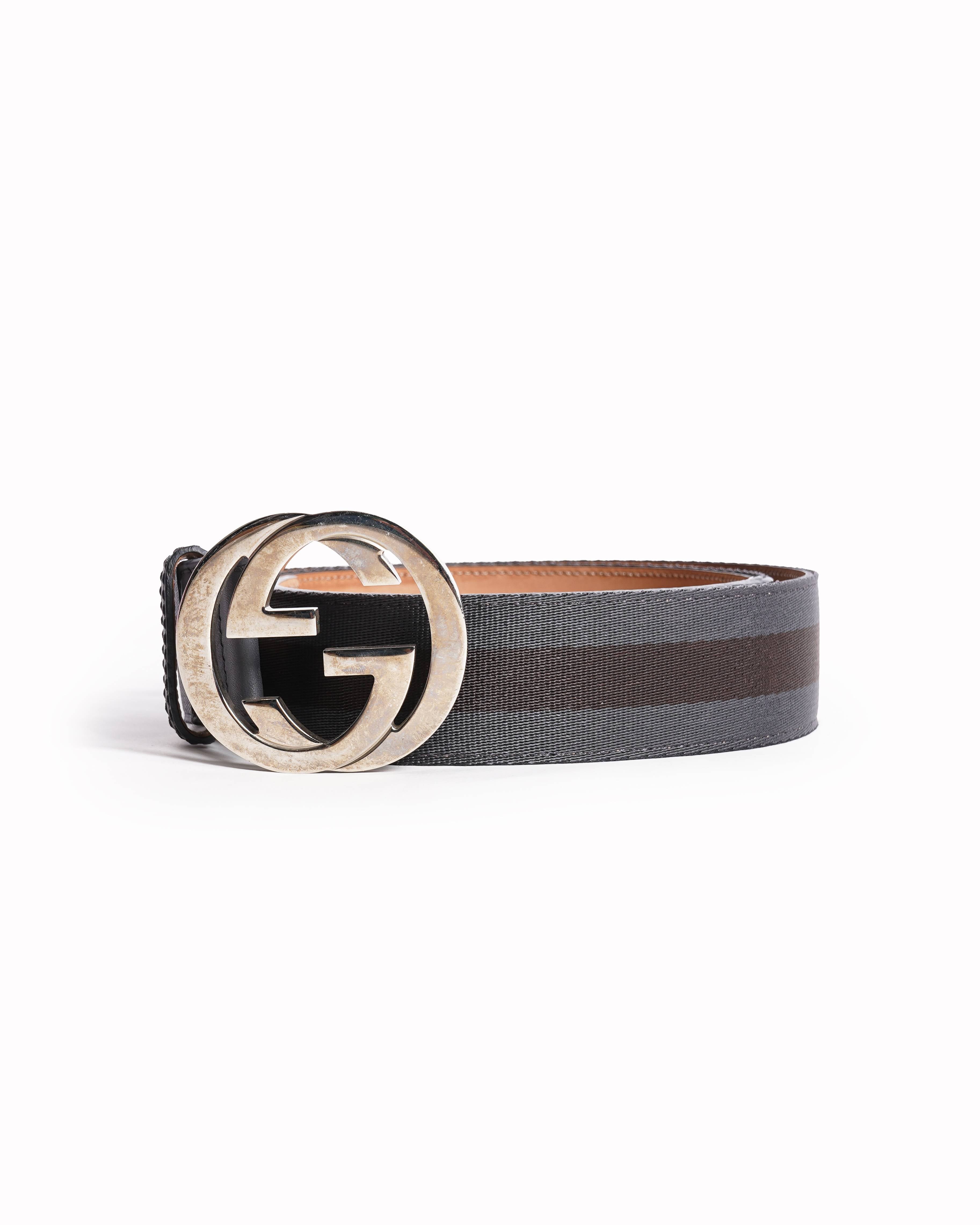 Gucci GG Interlocking Web Belt