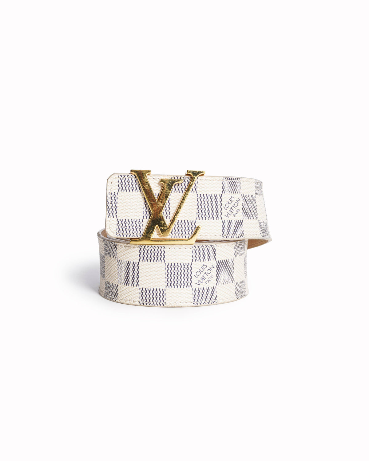 Louis Vuitton Damier Azur LV Initiales Belt
