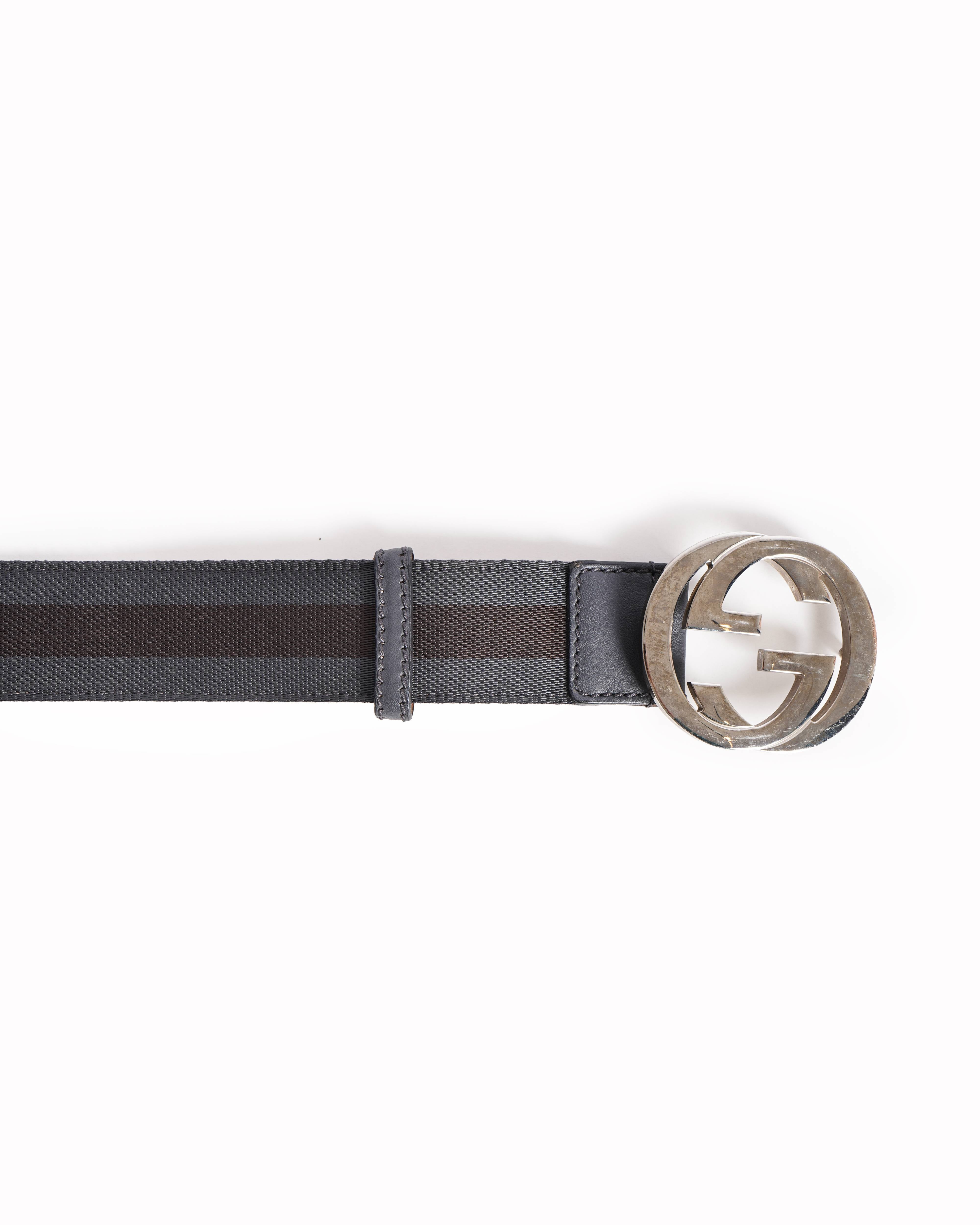 Gucci GG Interlocking Web Belt