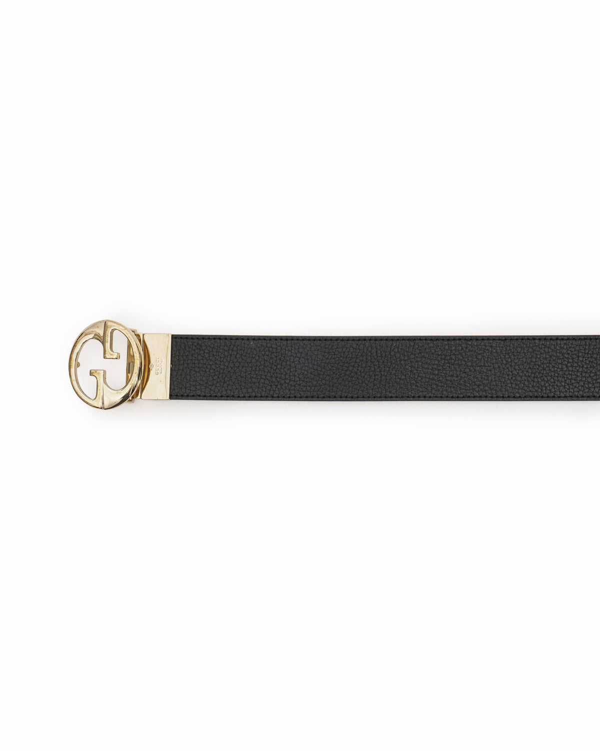 Gucci Women's Black & Pink Reversible Leather Belt