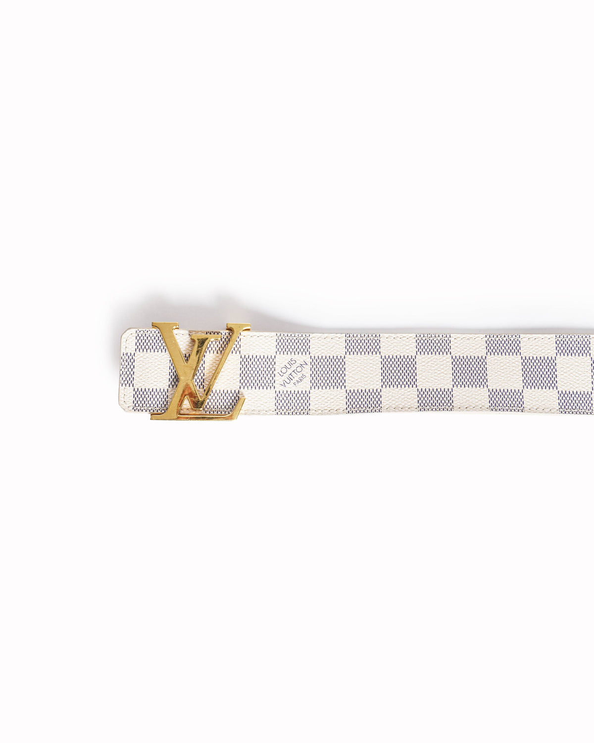 Louis Vuitton Damier Azur LV Initiales Belt