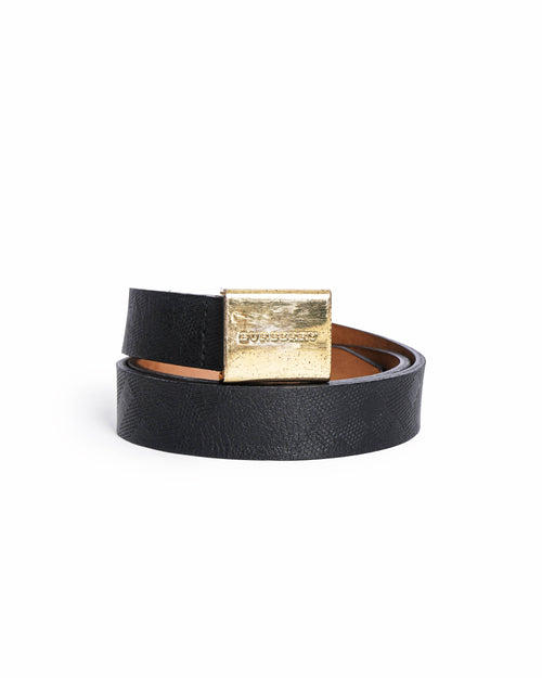 Burberry black leather Belt