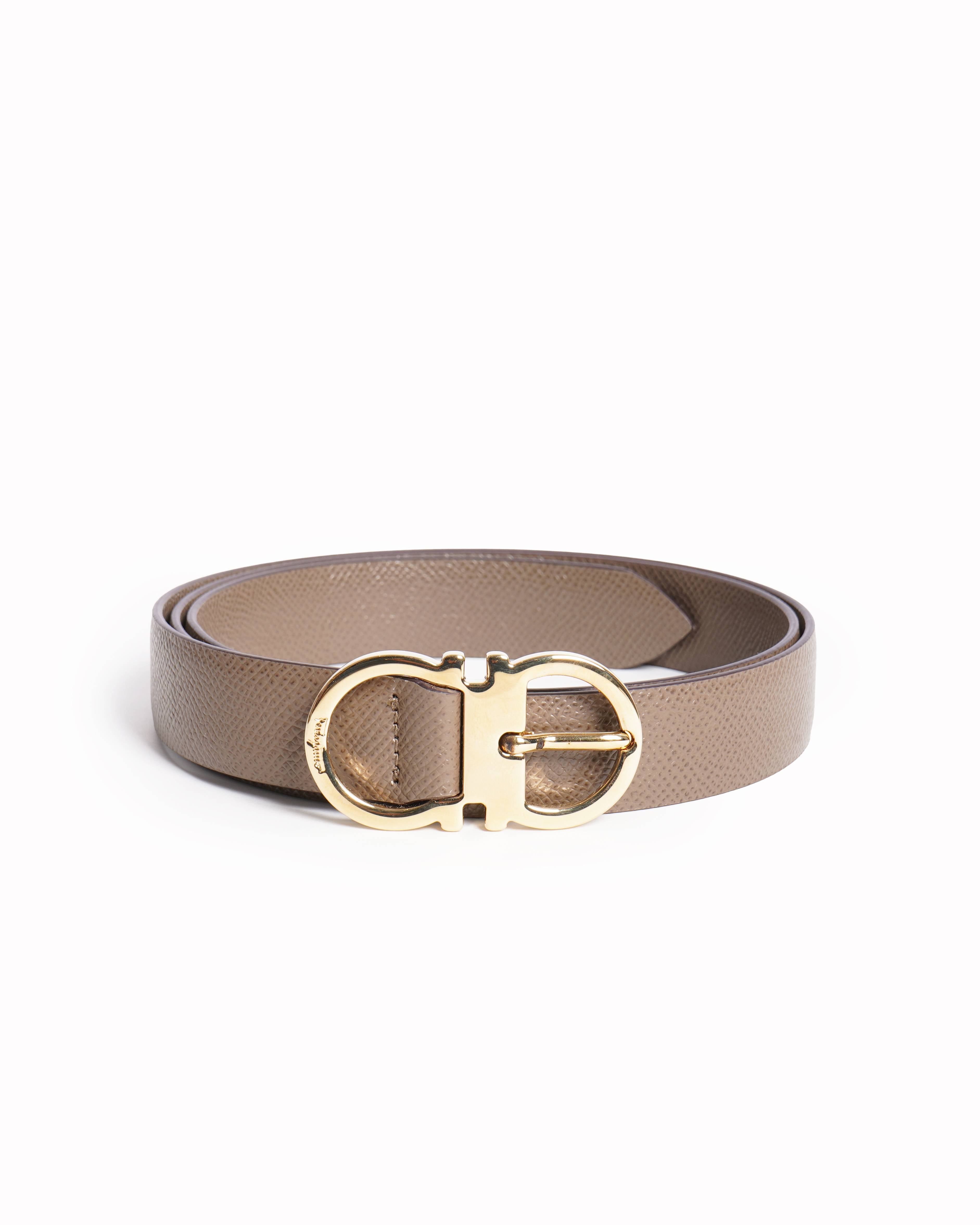 New Salvatore Ferragamo Gancini buckle belt