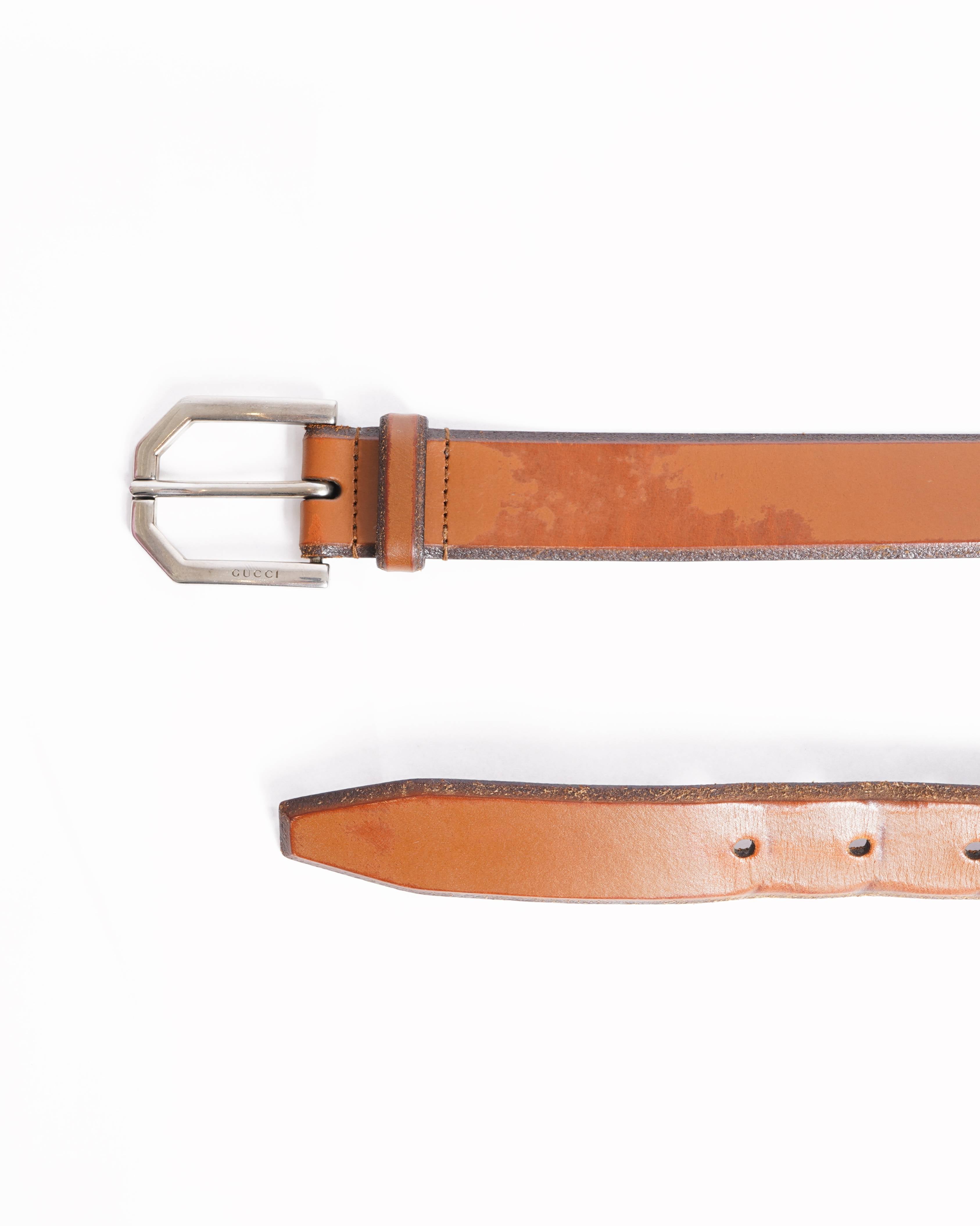 Gucci Brown leather Belt