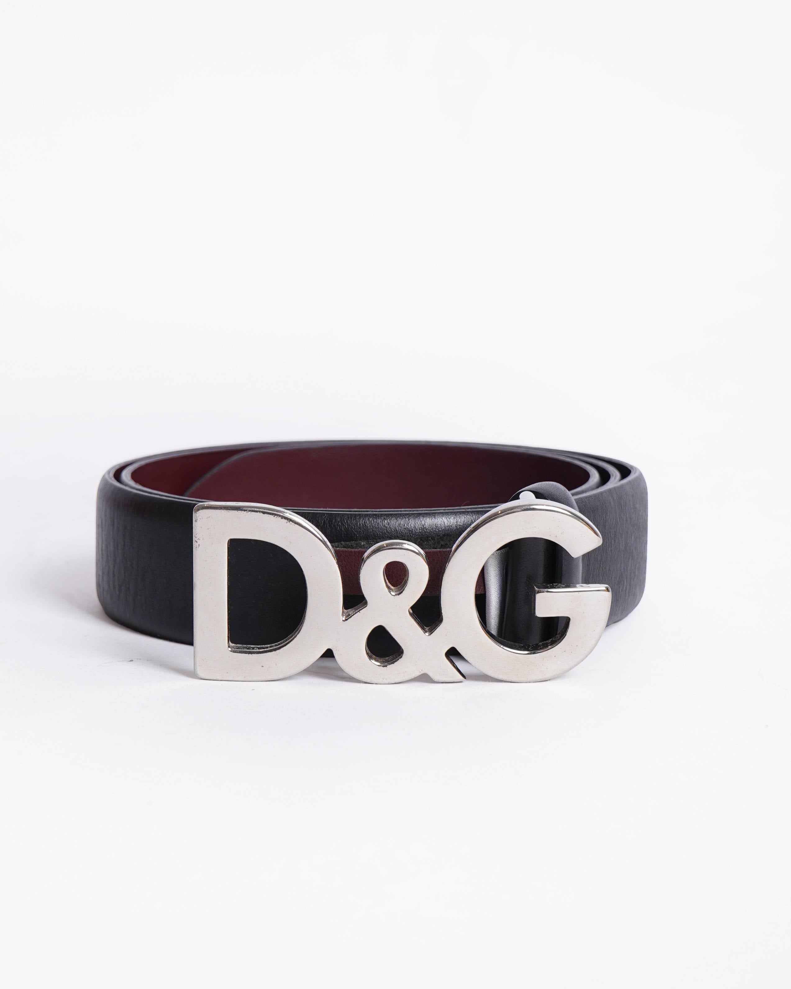Dolce & Gabbana Women's Logo Belt In Black