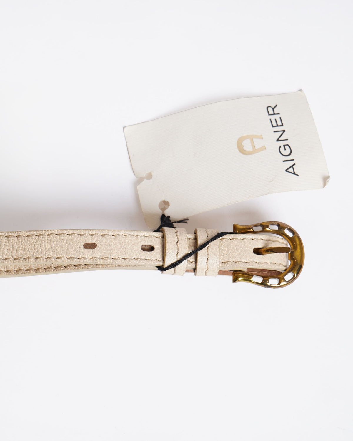 Aigner beige bag belt