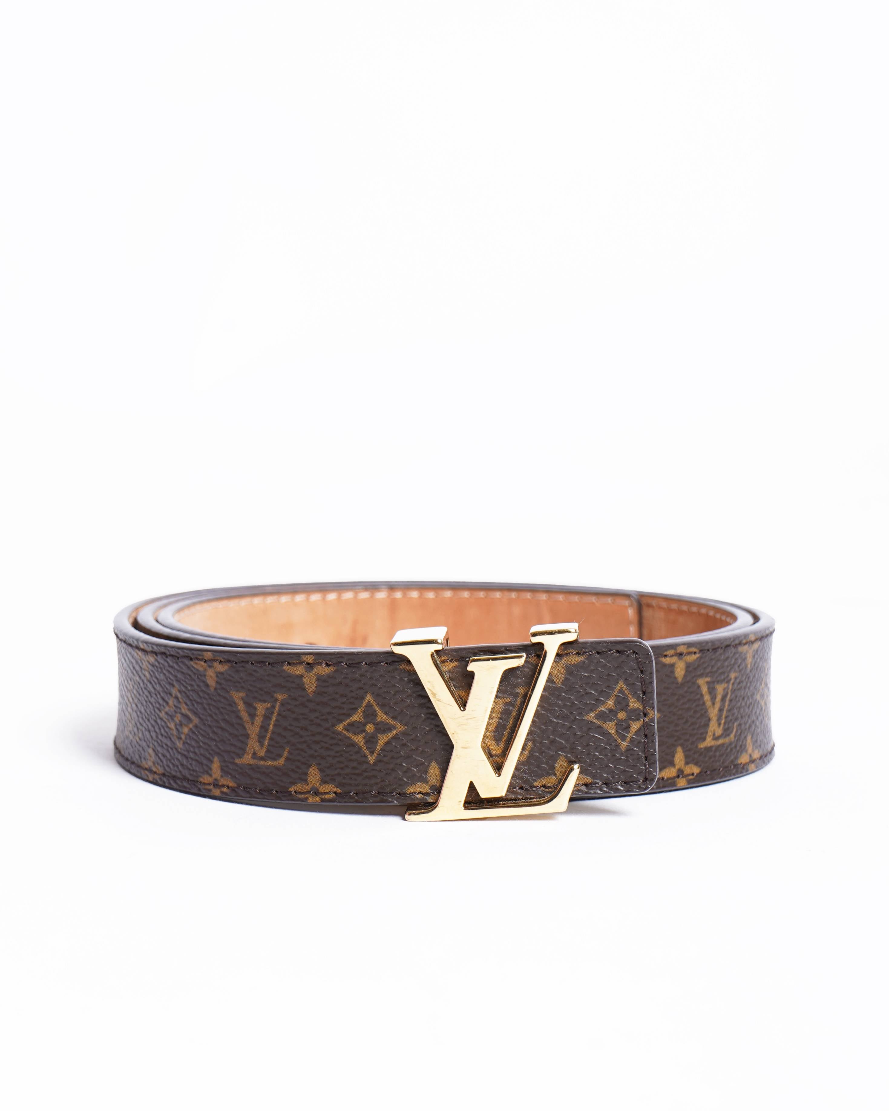 Louis Vuitton Monogram Canvas LV Initiales Belt