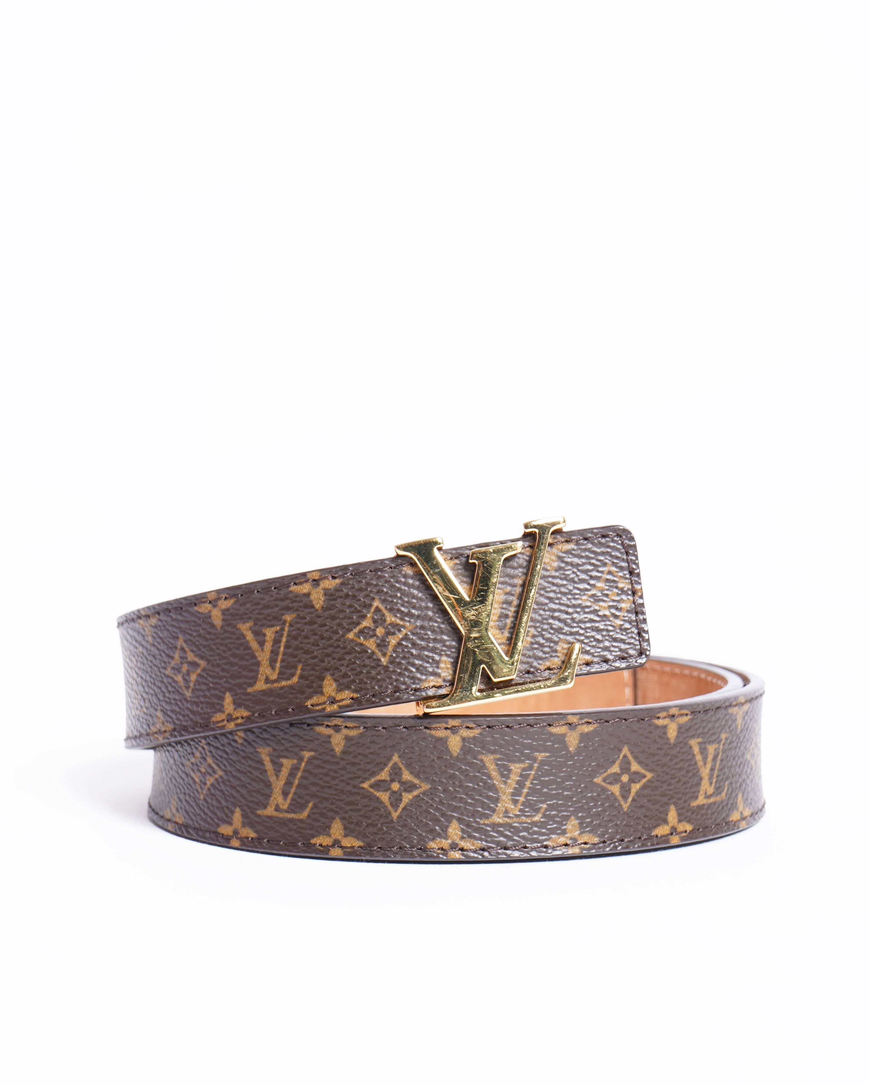 Louis Vuitton Monogram Canvas LV Initiales Belt