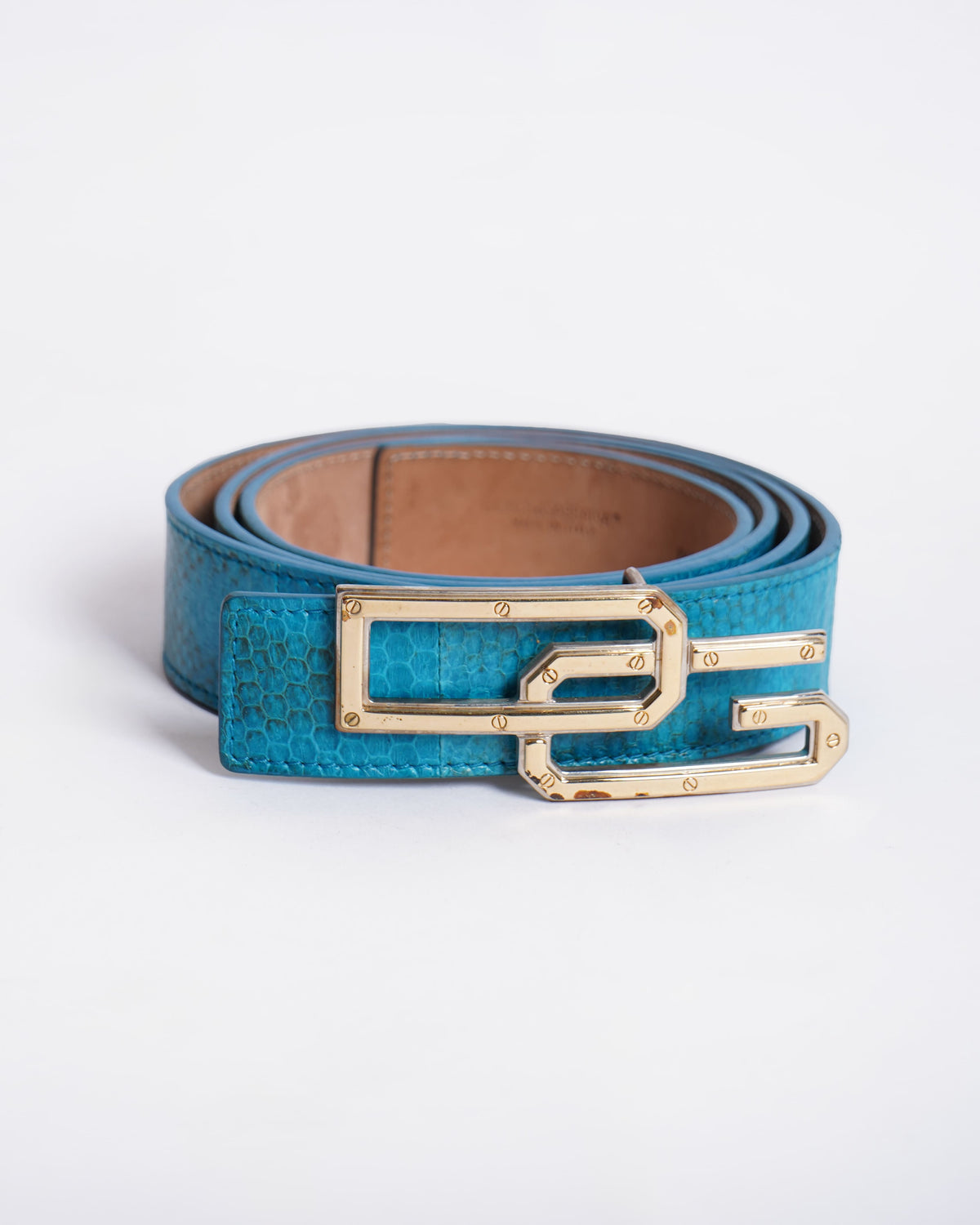 Dolce & Gabbana logo buckle belt