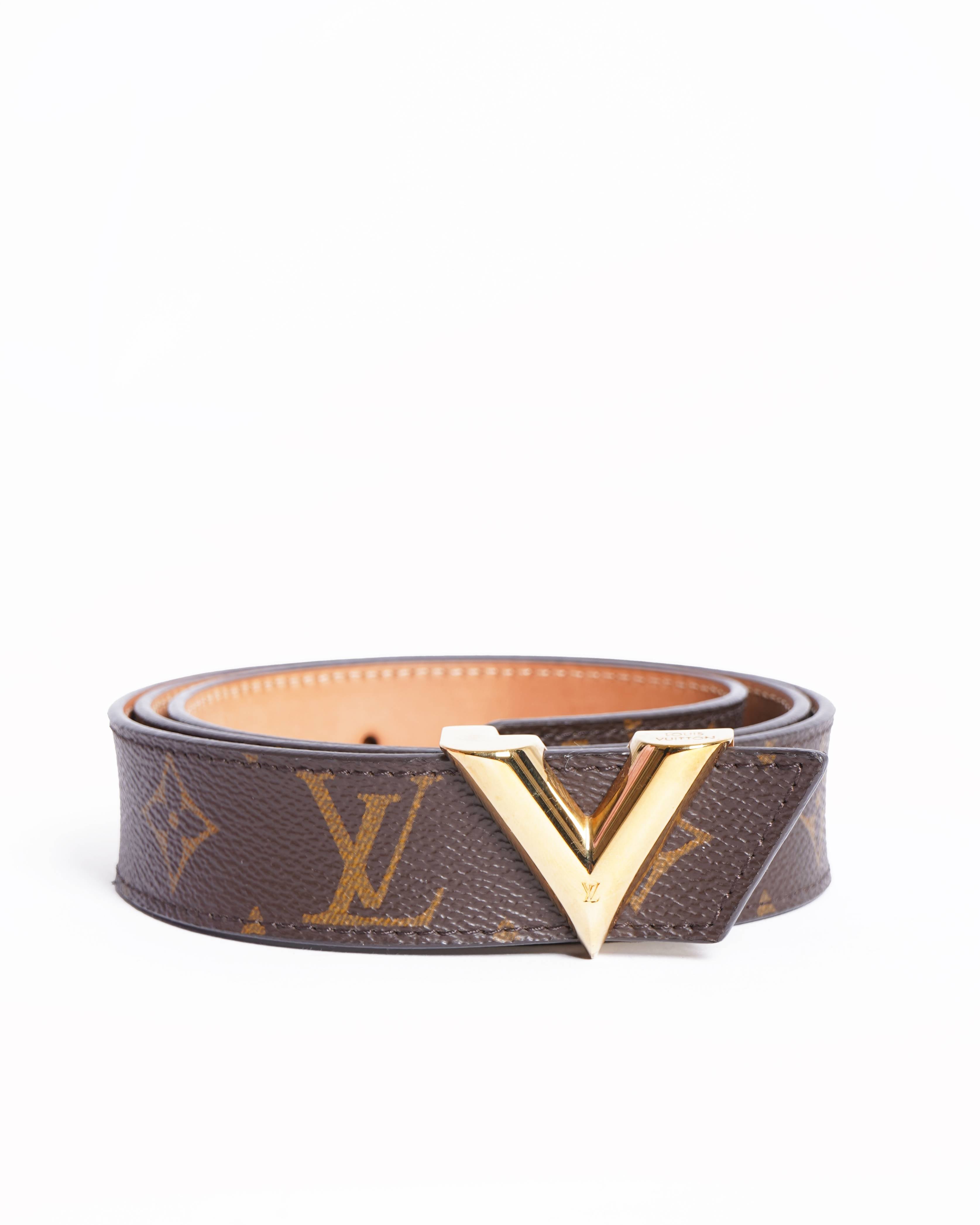 Louis Vuitton Damier Azur Canvas Mini Belt
