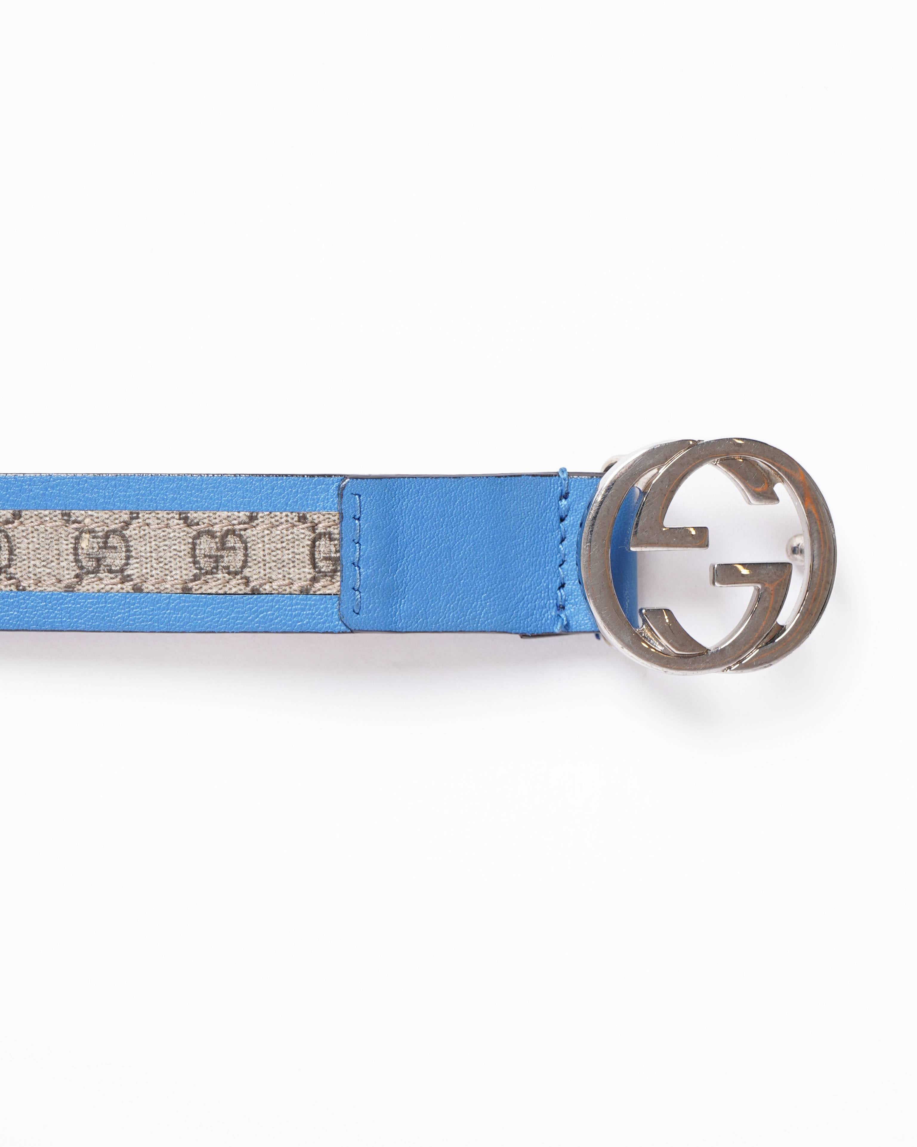 Gucci gg web kids belt