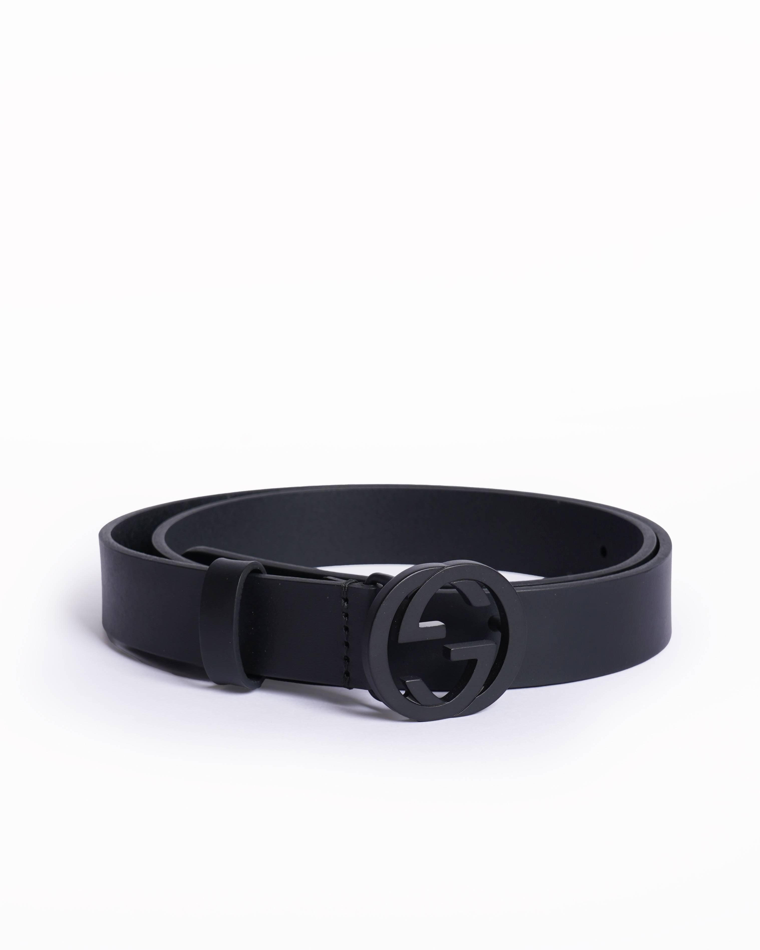 New Gucci GG black belt