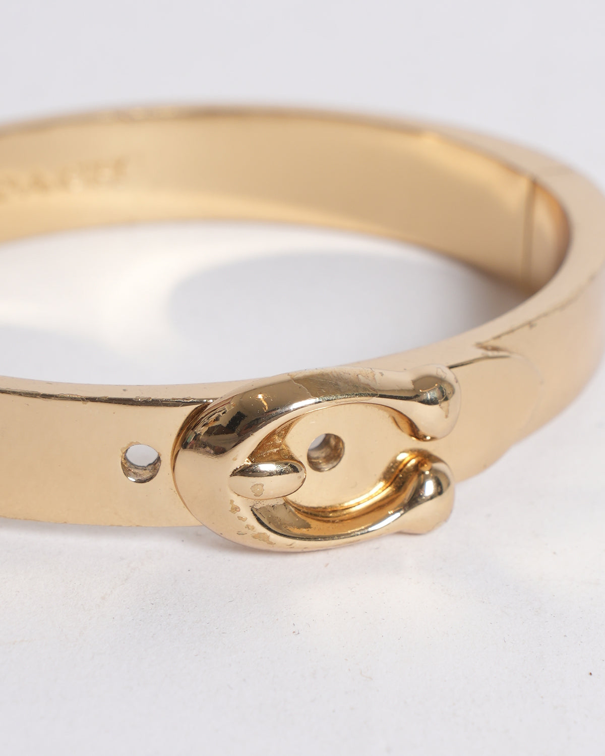Coach Signature Buckle Bangle