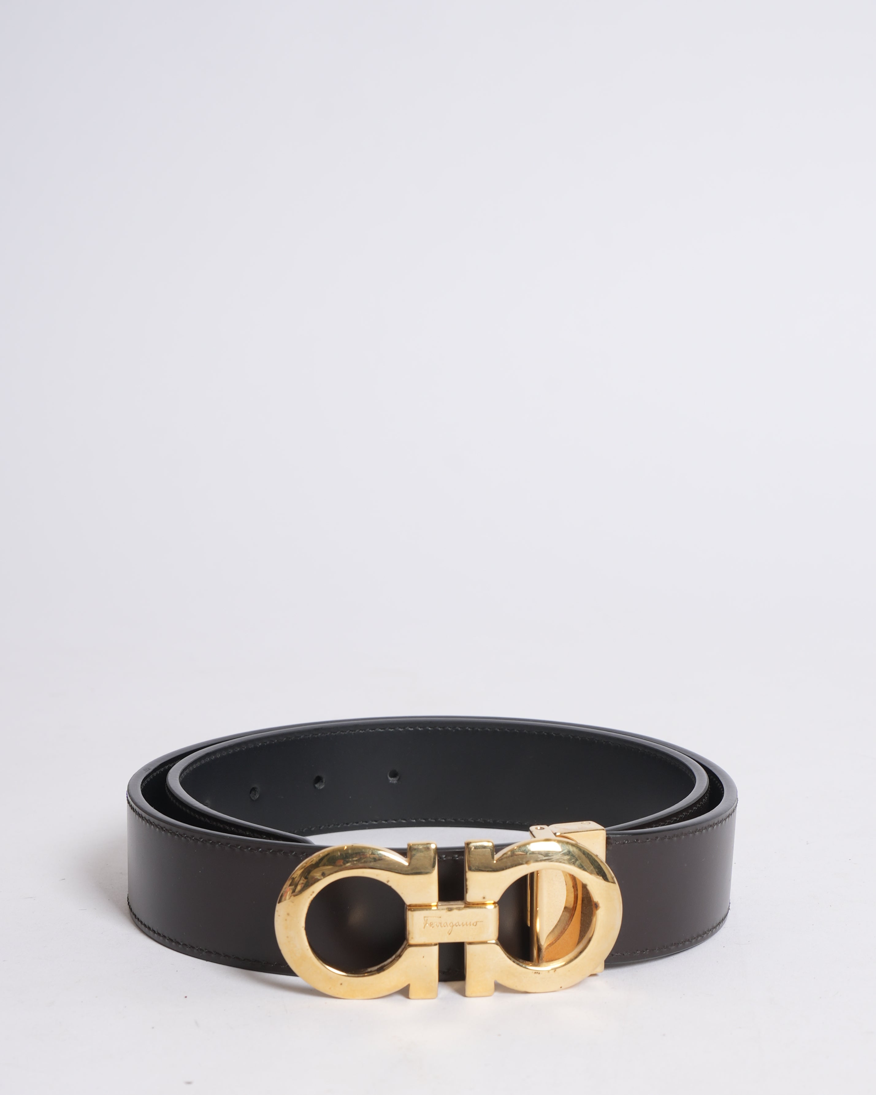 Salvatore Ferragamo Belt In Black