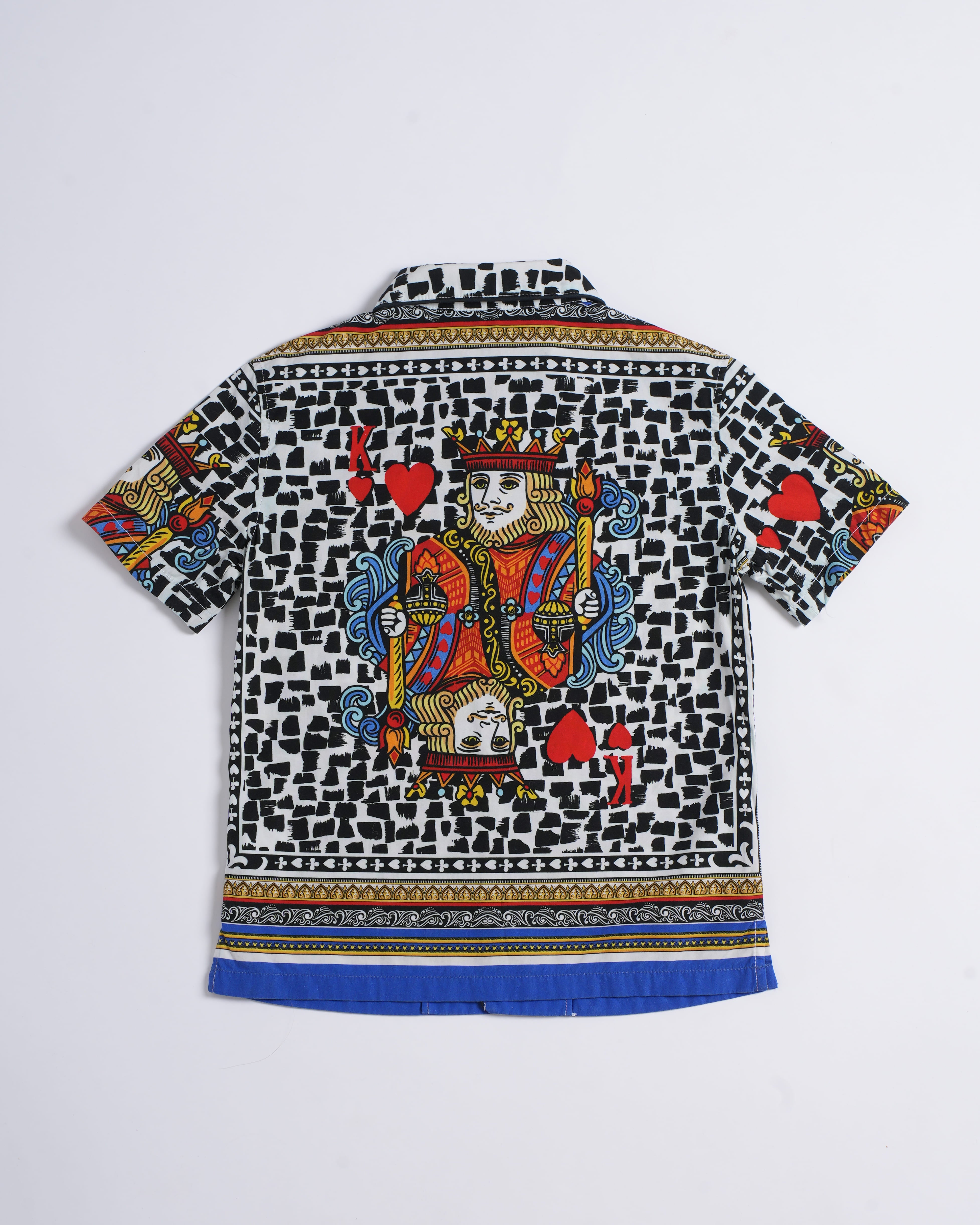 Dolce & Gabbana multicolor King of Hearts shirt