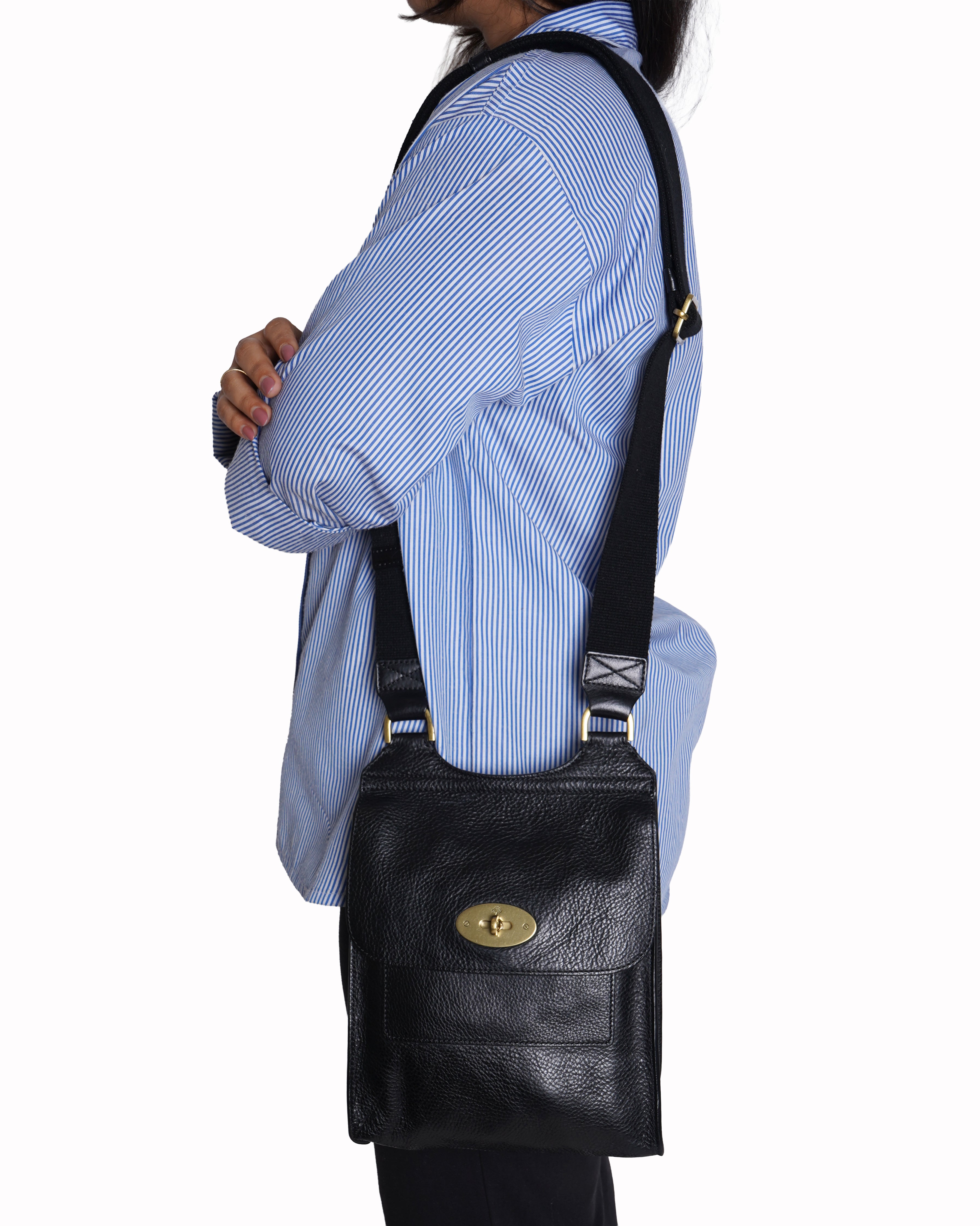 New Mulberry antony leather crossbody bag