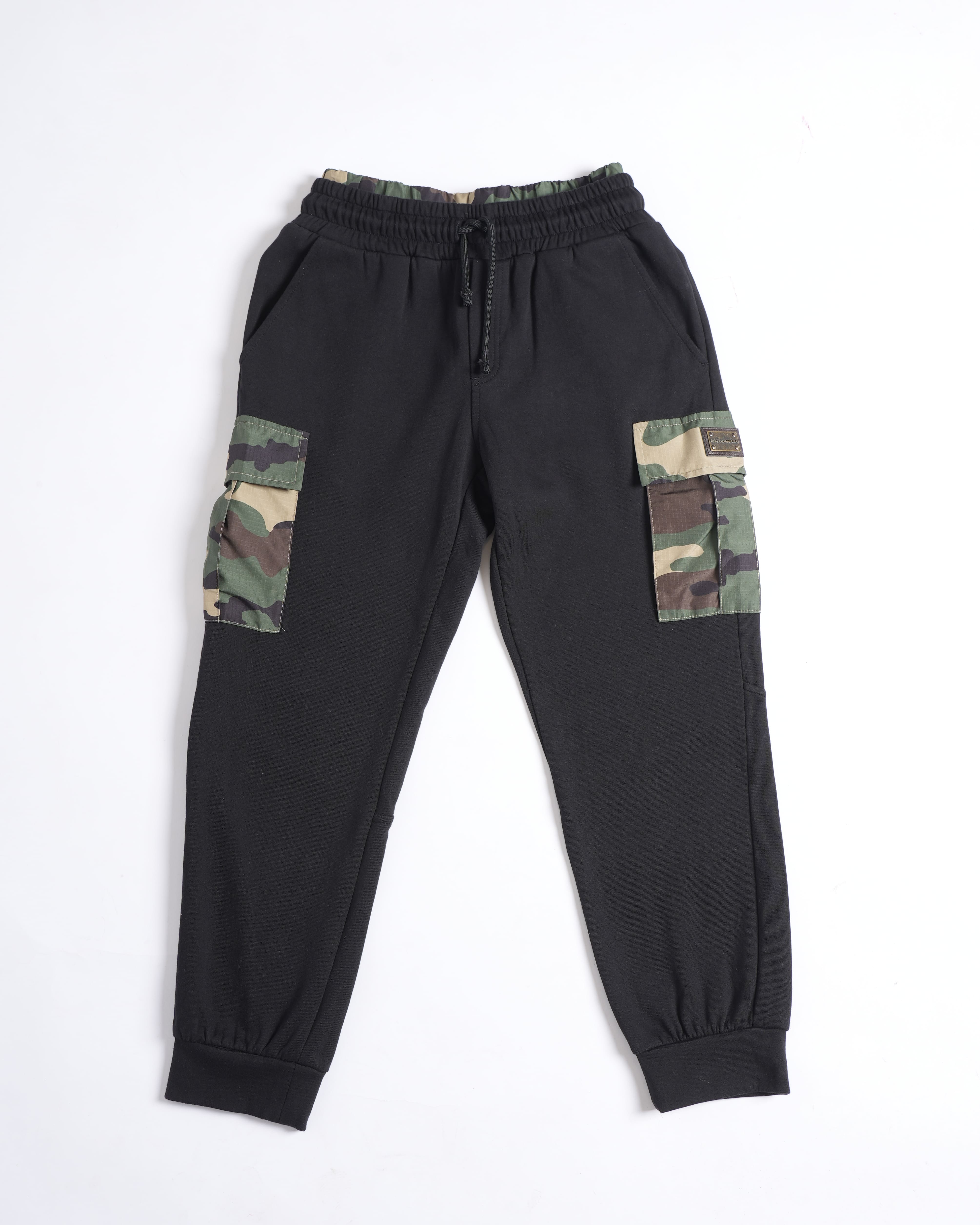Dolce & Gabbana Kids Joggers & Hoodie Co-ord Set With Military Print Accent