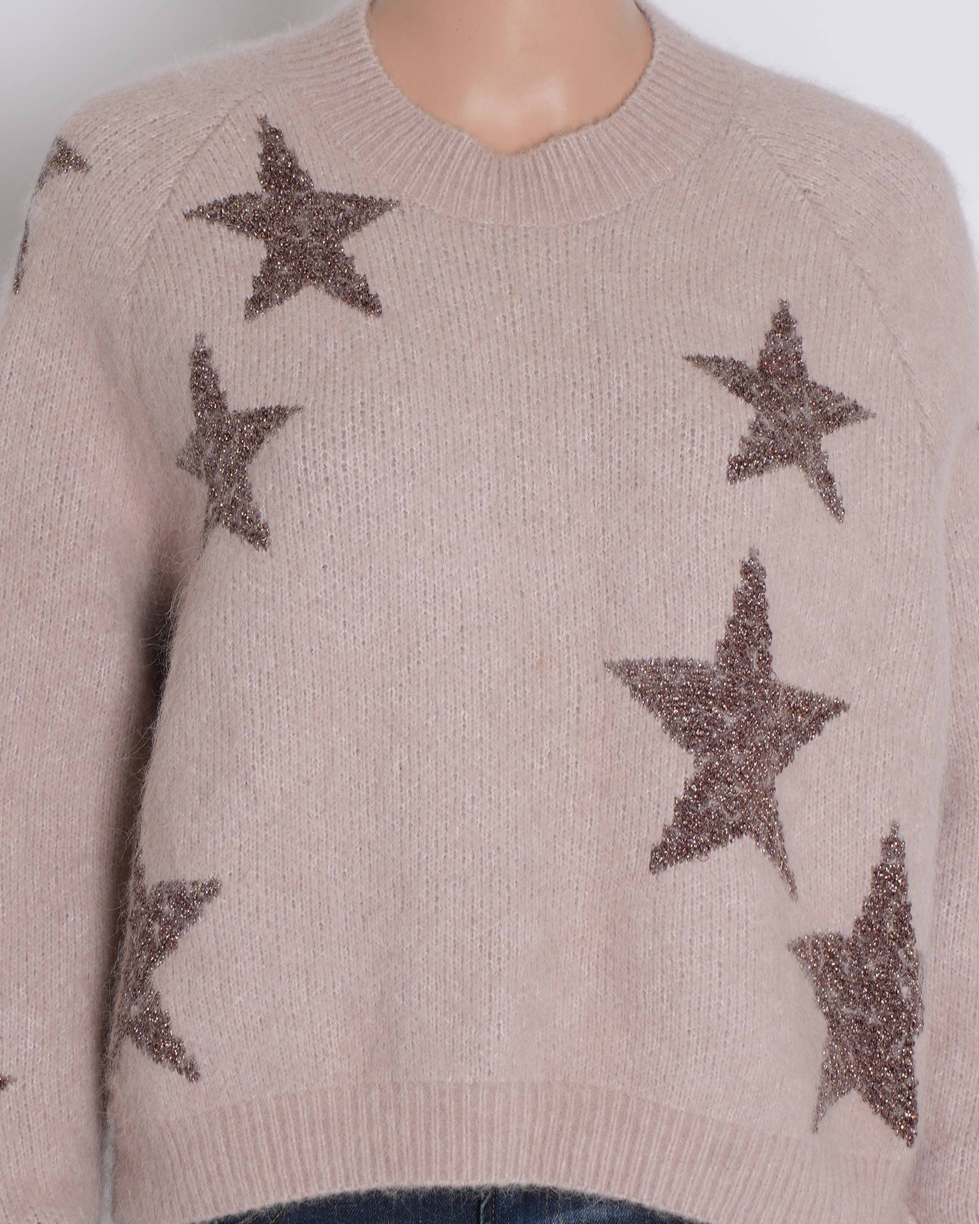 All Saints Star Pattern Pink sweatshirt