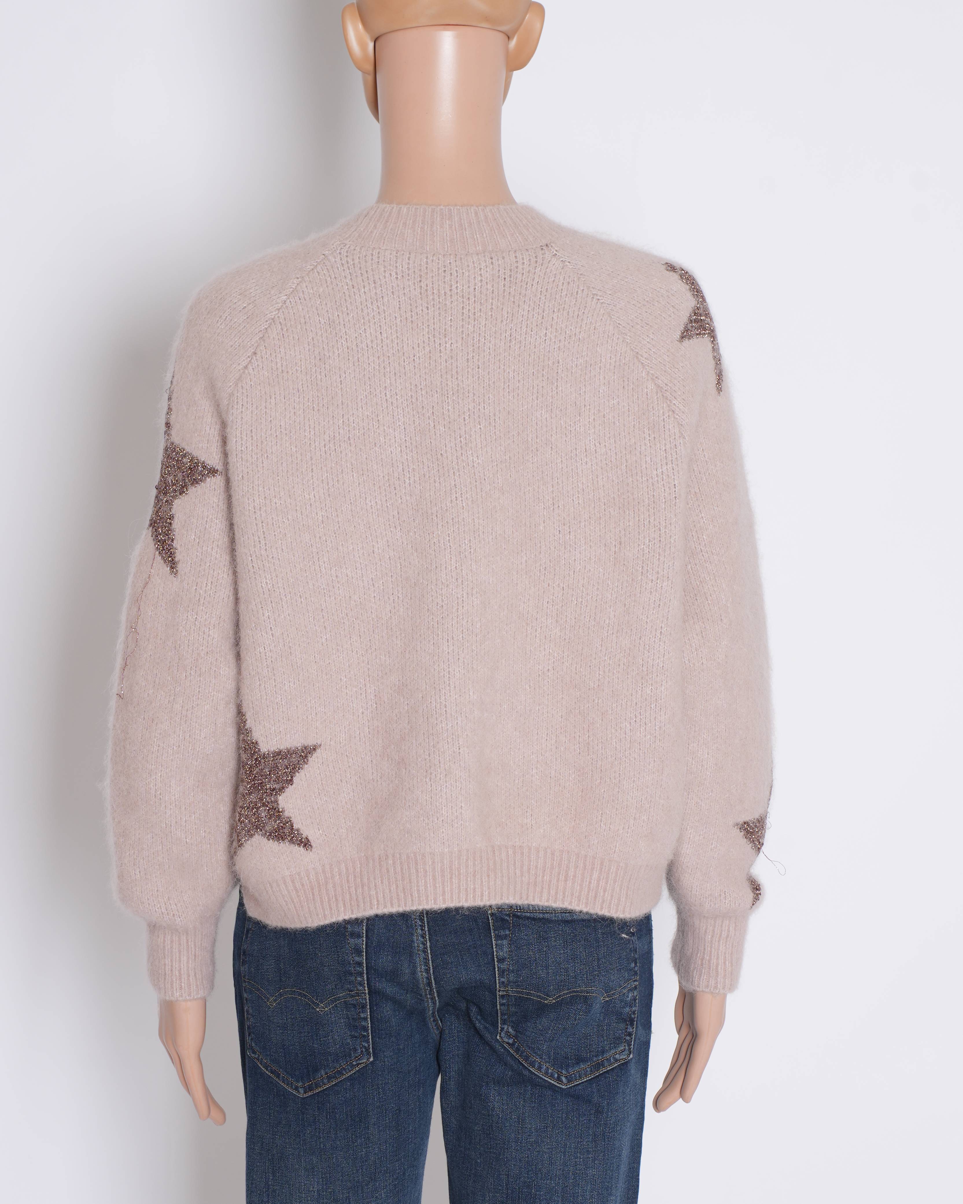 AllSaints Star Pattern Pink sweatshirt
