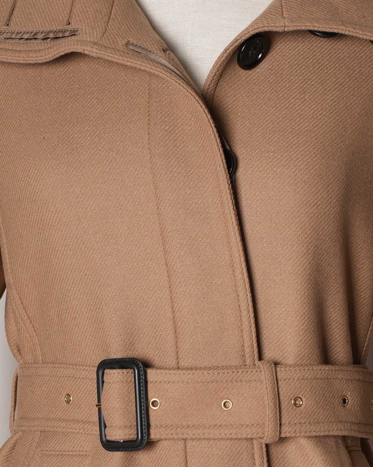 New Burberry Brown Wool Coat