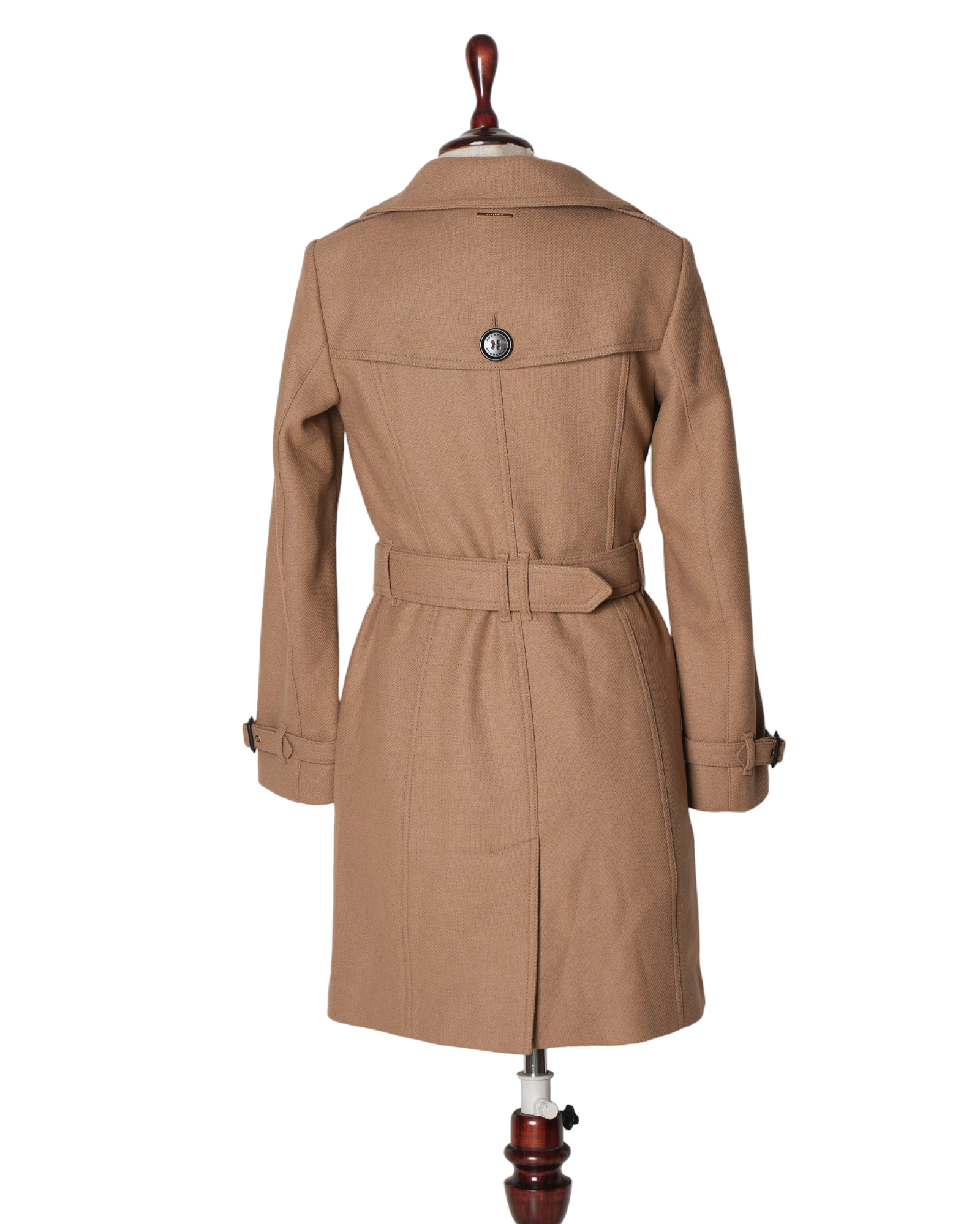 New Burberry Brown Wool Coat